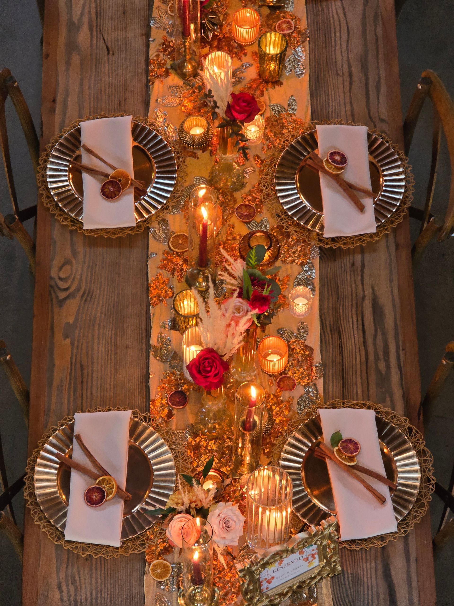 fall themed tablescape