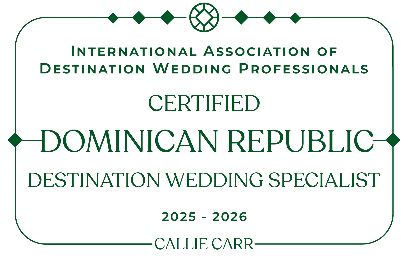 certified dominican republic destination wedding specialist