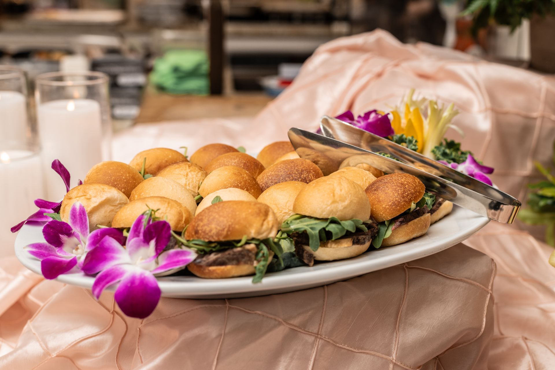 sliders on platter