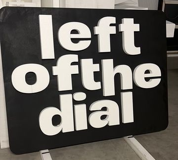 Maatwerk EPS-logo’s geproduceerd voor Left of the Dial Festival in Rotterdam
