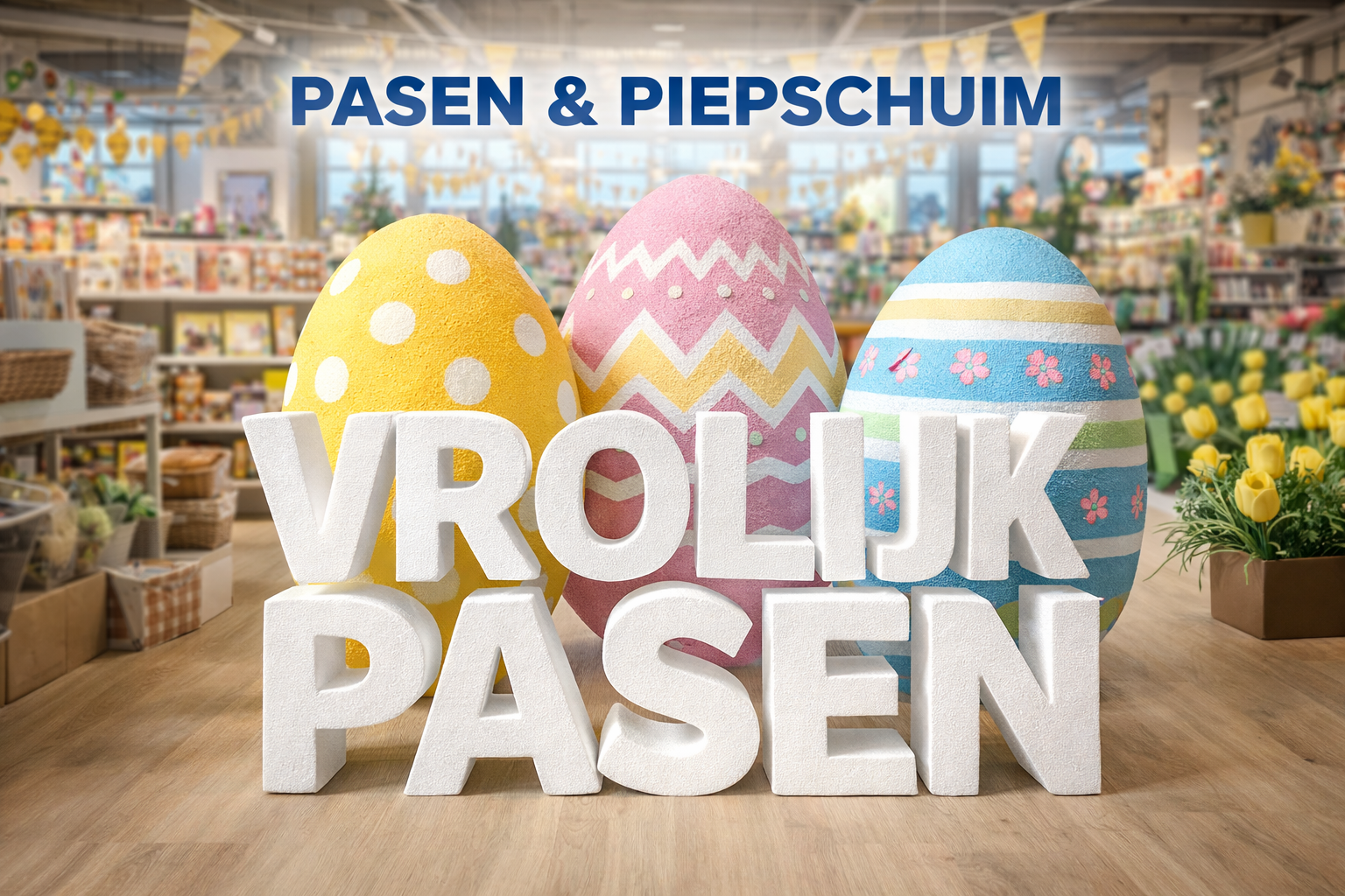 Pasen & Piepschuim decoratie