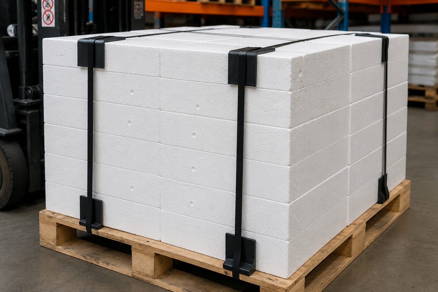 EPS maatwerk gecombineerd met kunststof beschermhoeken