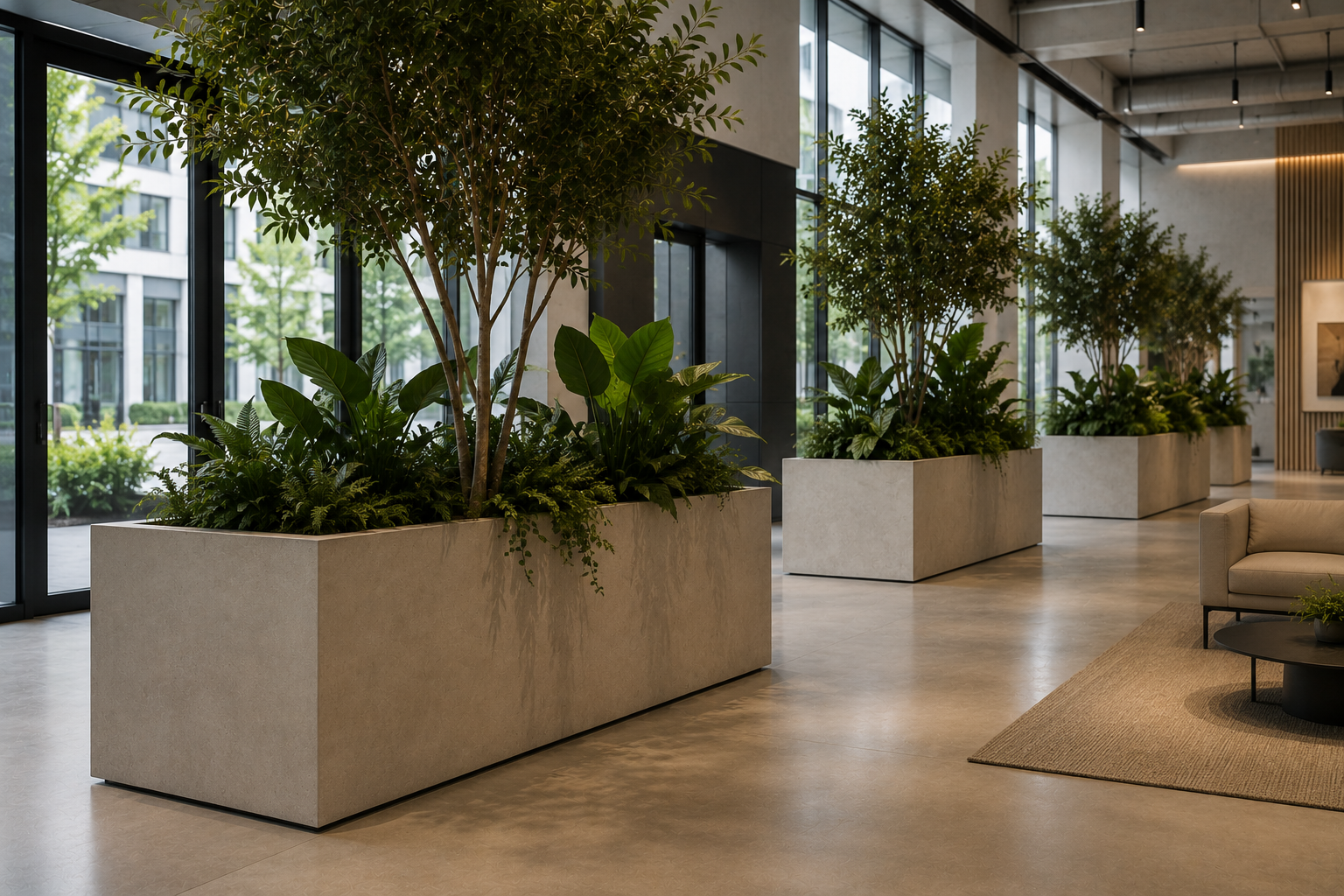 XXL plantenbakken op maat