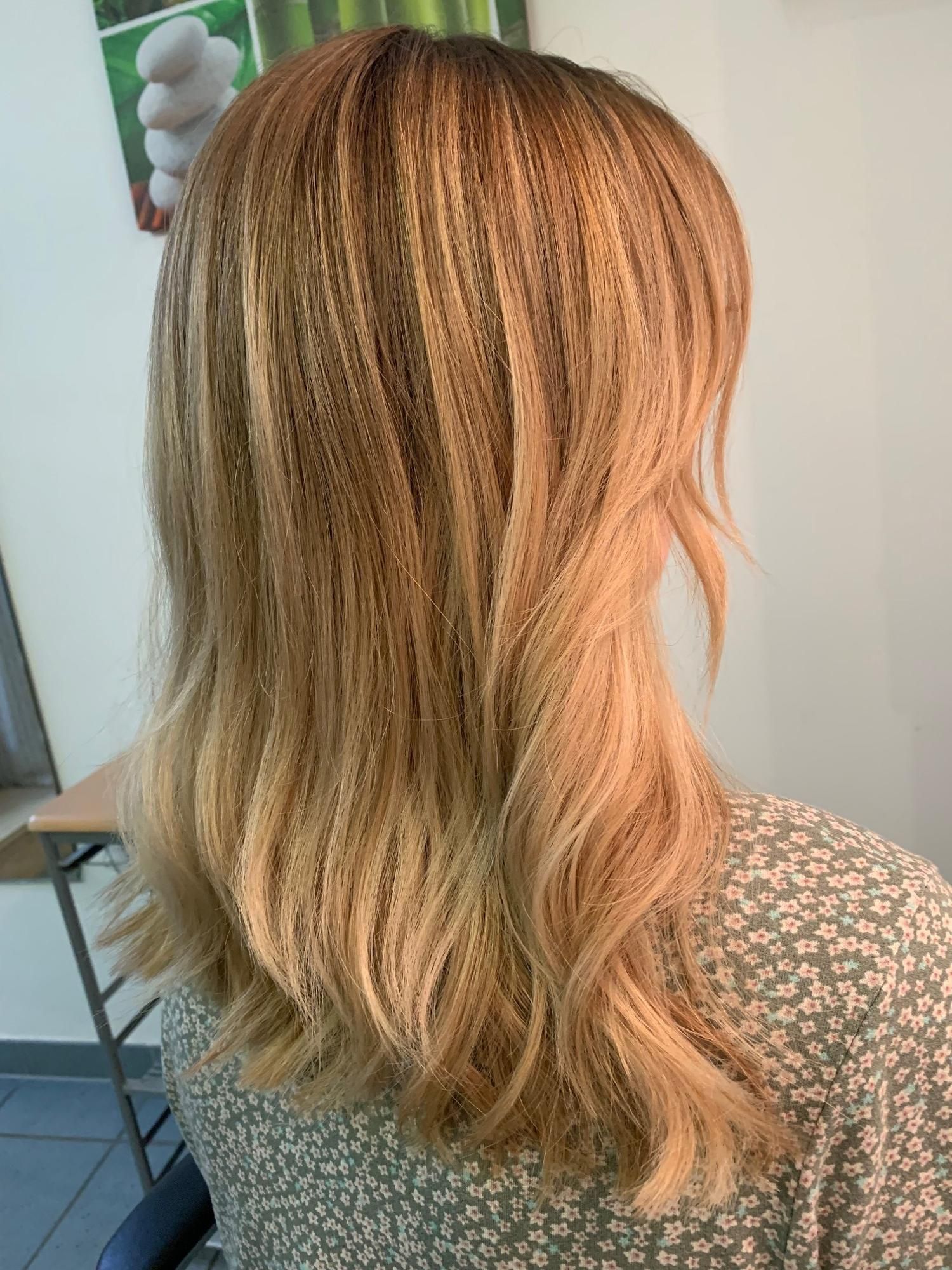 Haarstyling blond