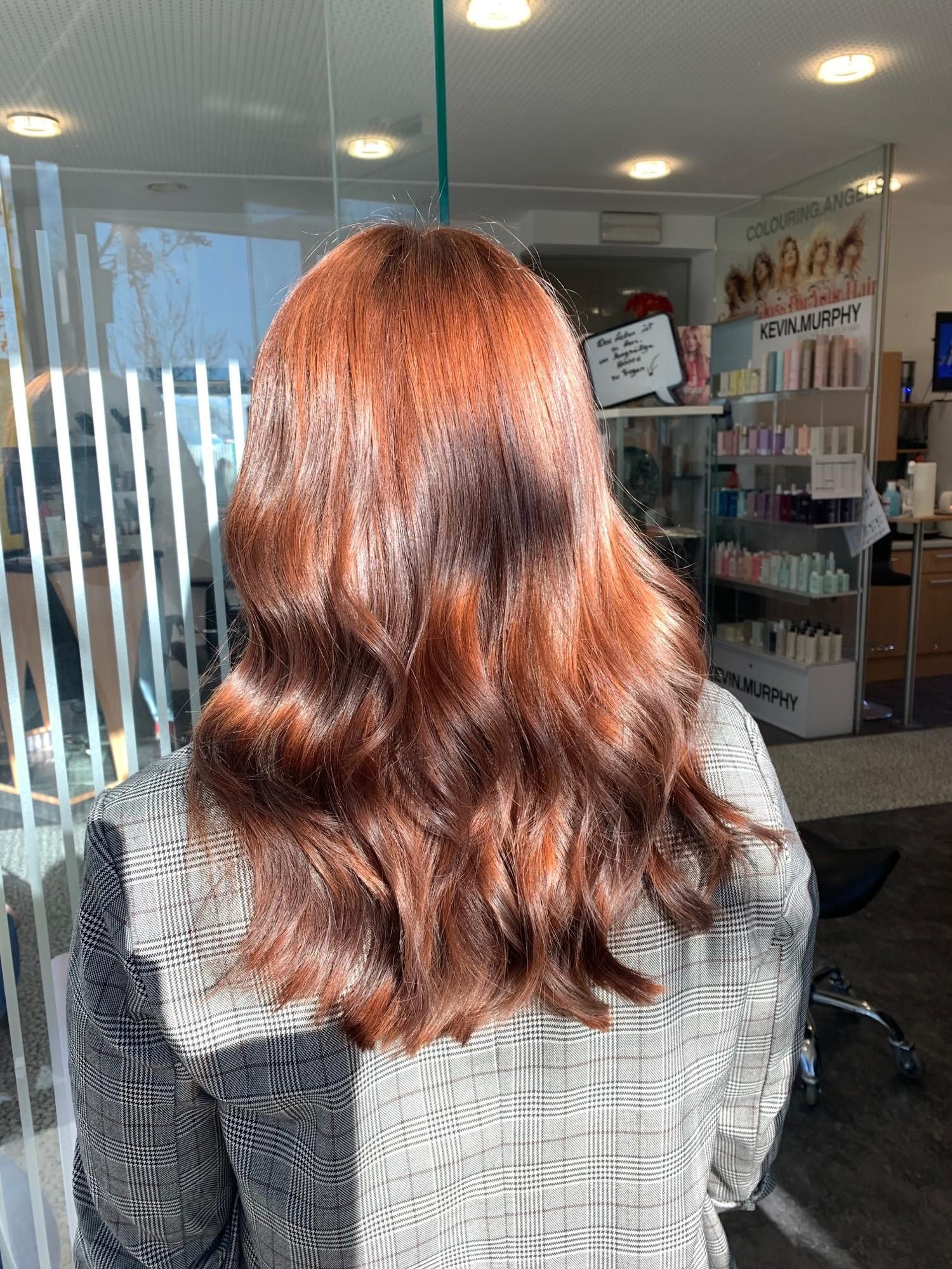 colorierte Haare