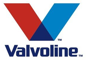 Valvoline logo with red and blue V above navy wordmark
