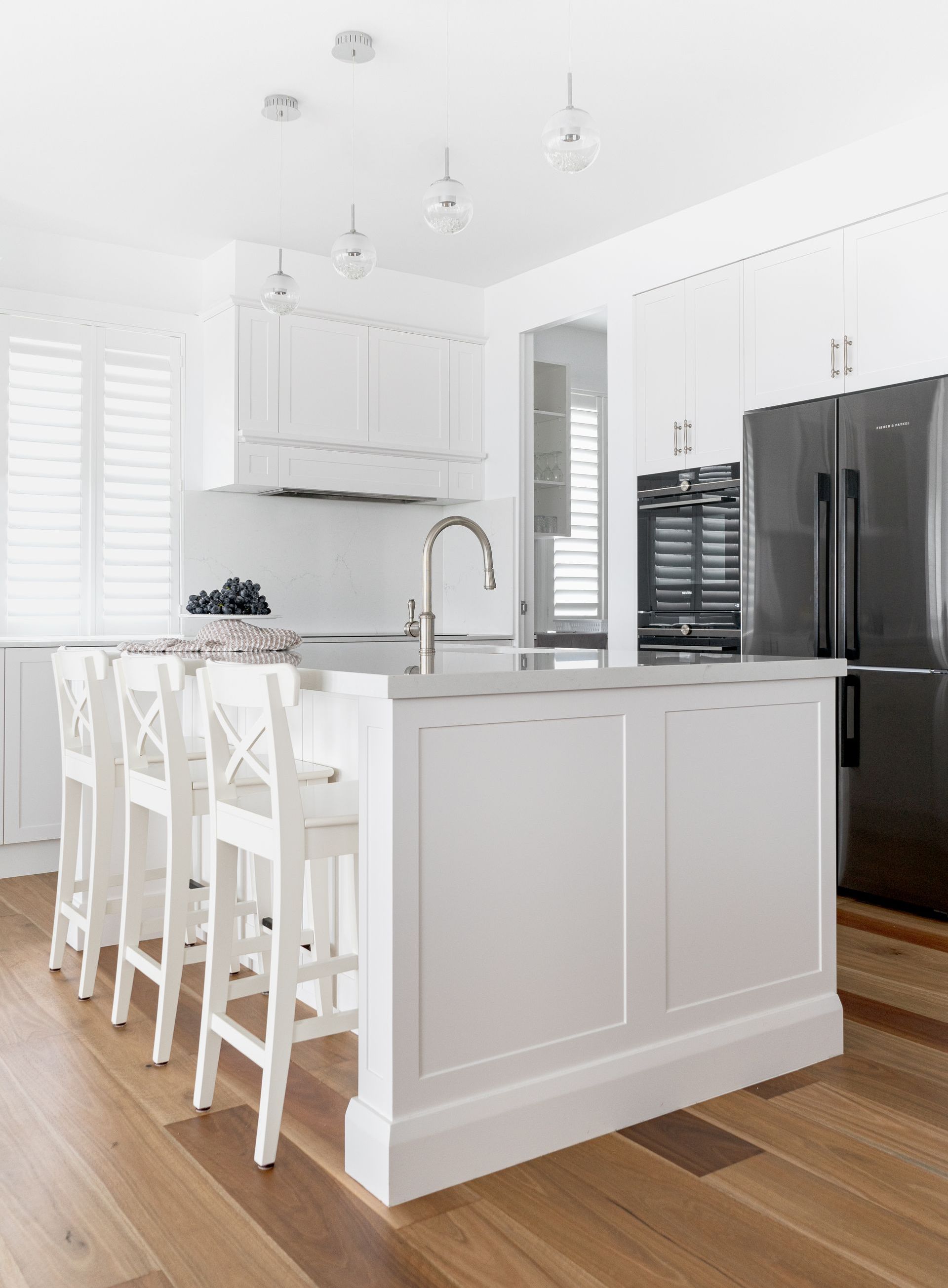 Exquisite kitchen island crafted by kitchens in Newcastle, offering functional elegance for your home.