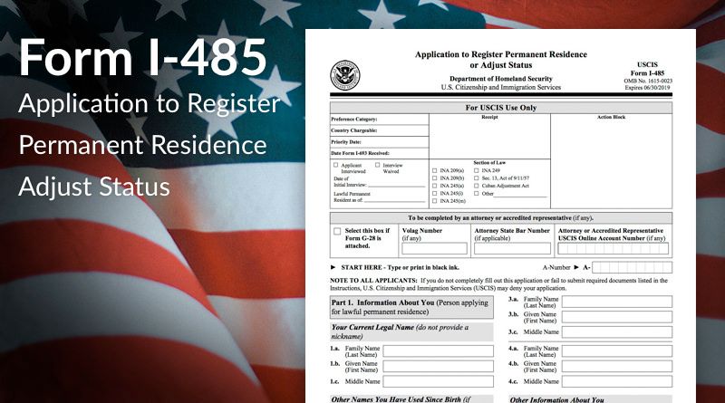 I-485-Cover Letter Concurrent Filling