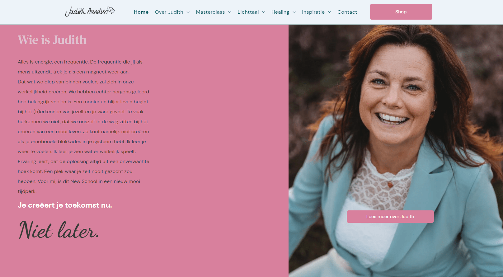 Nieuwe website Judith Arendsen