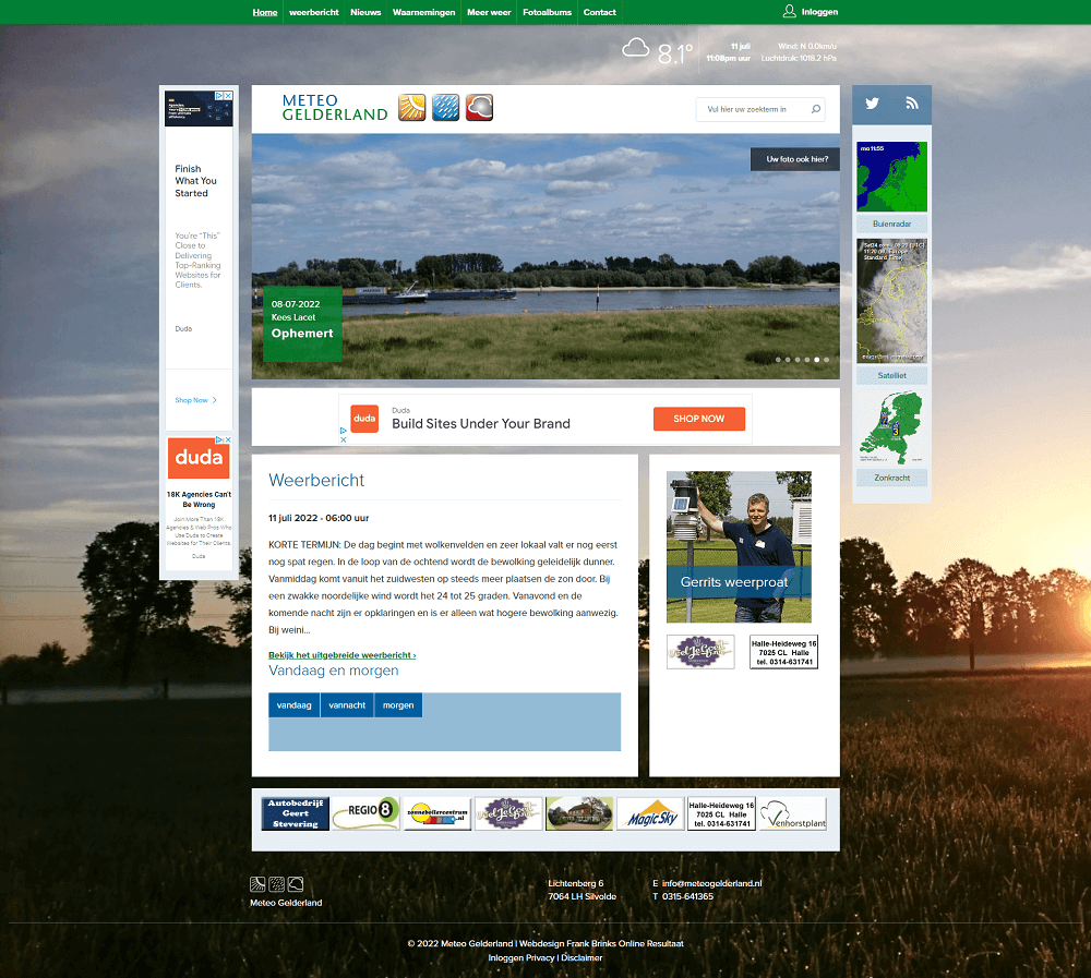 Webshop Meteo Gelderland