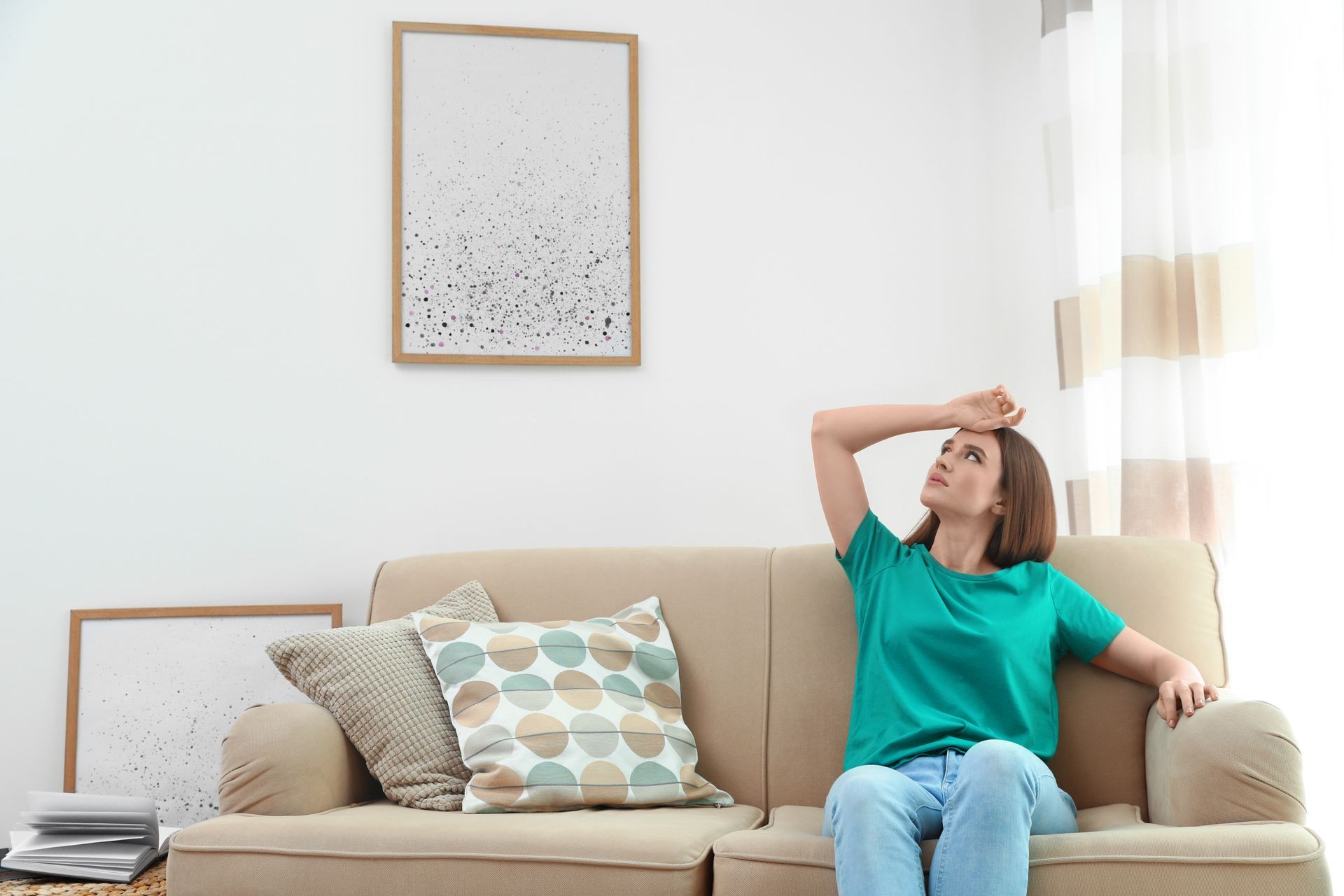 woman upset that AC isn't working