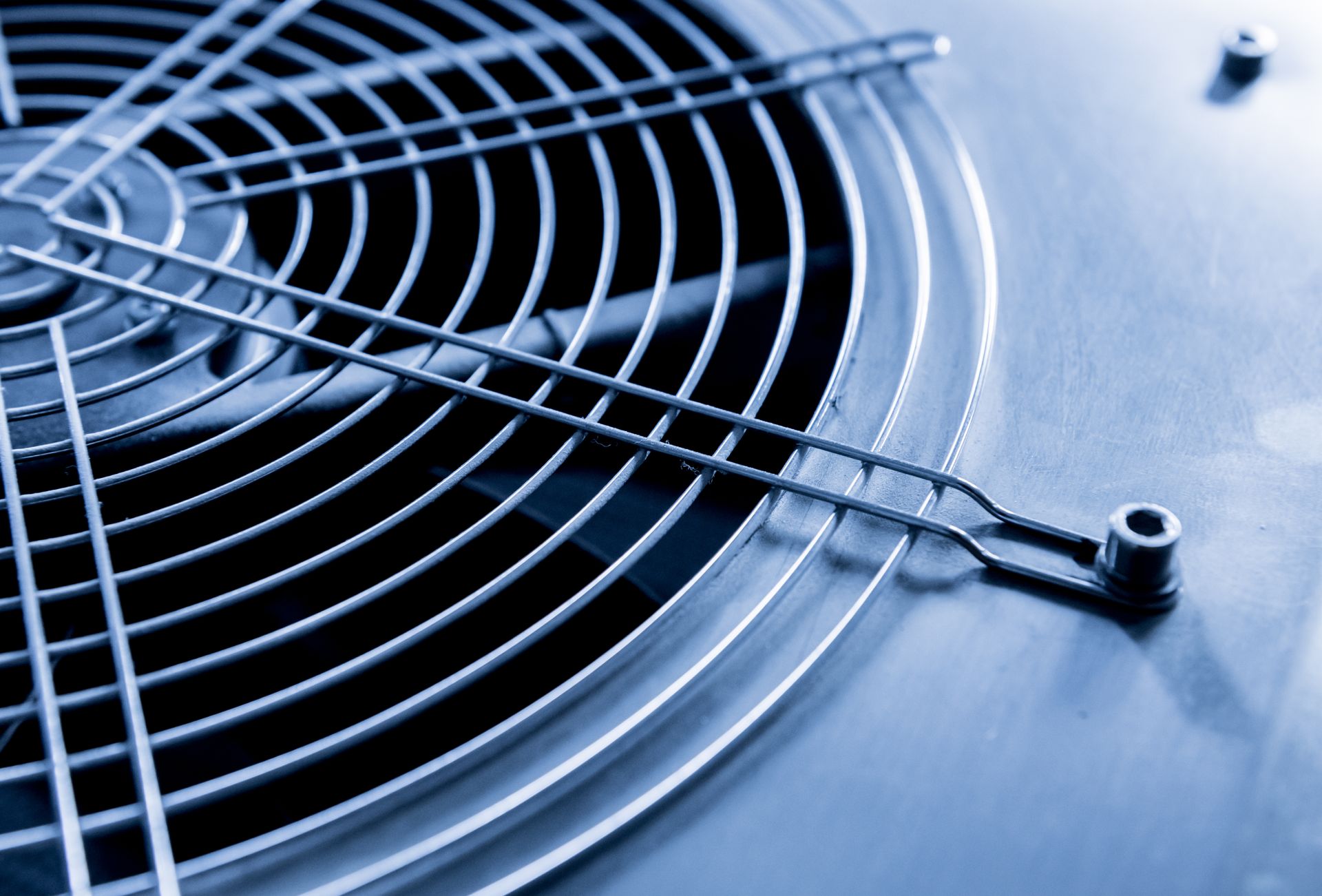 closeup of an AC unit