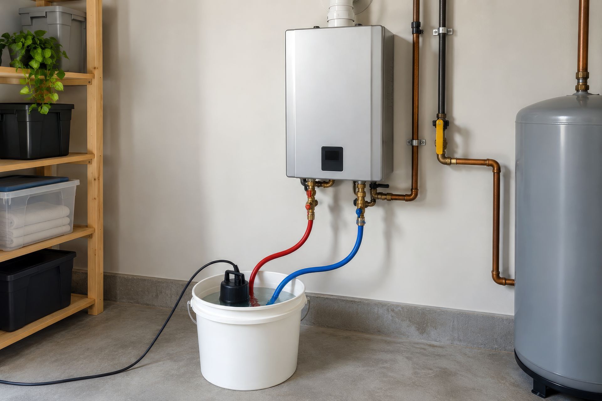 descaling tankless water heater