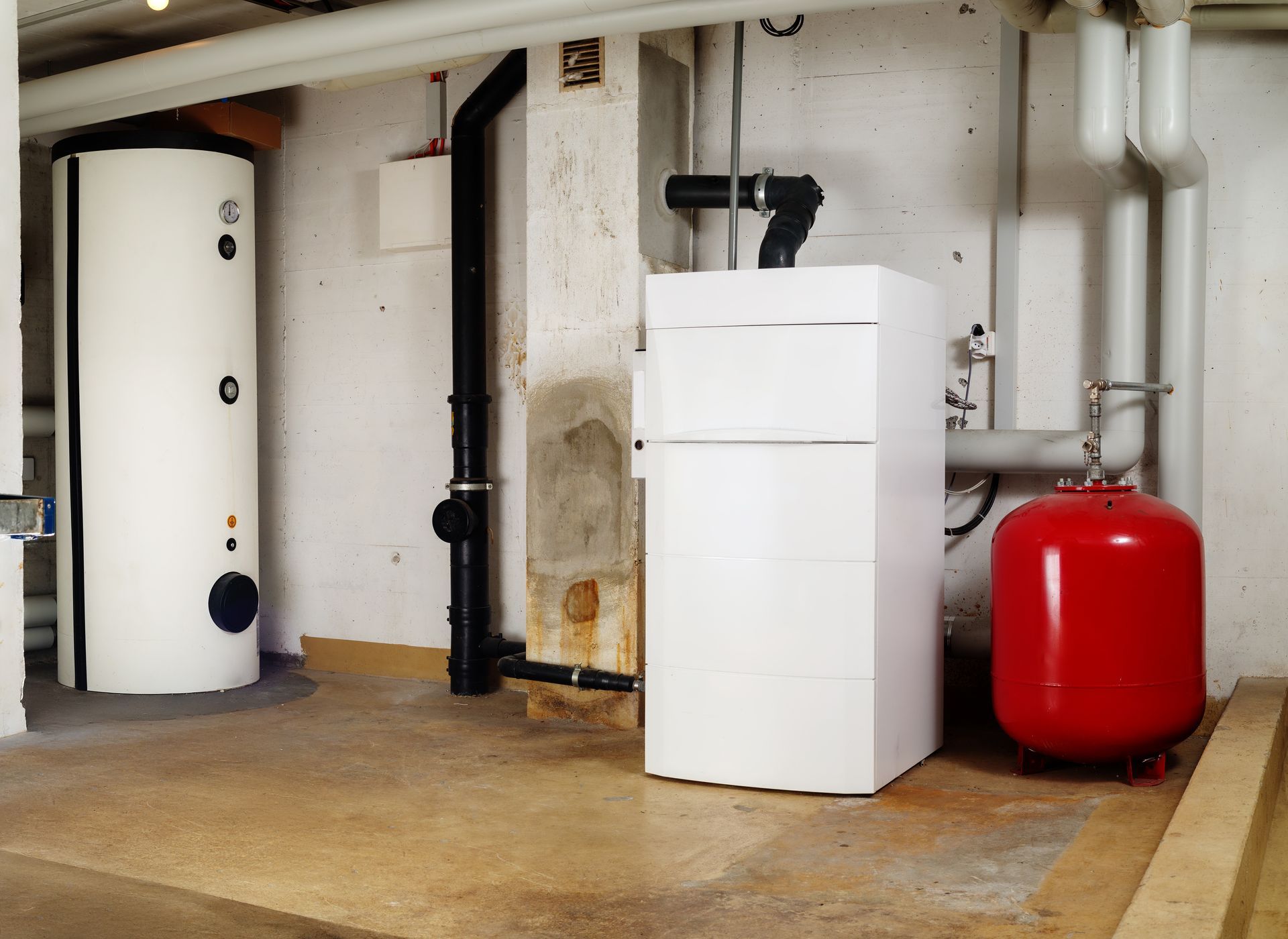 big furnace wasting home energy