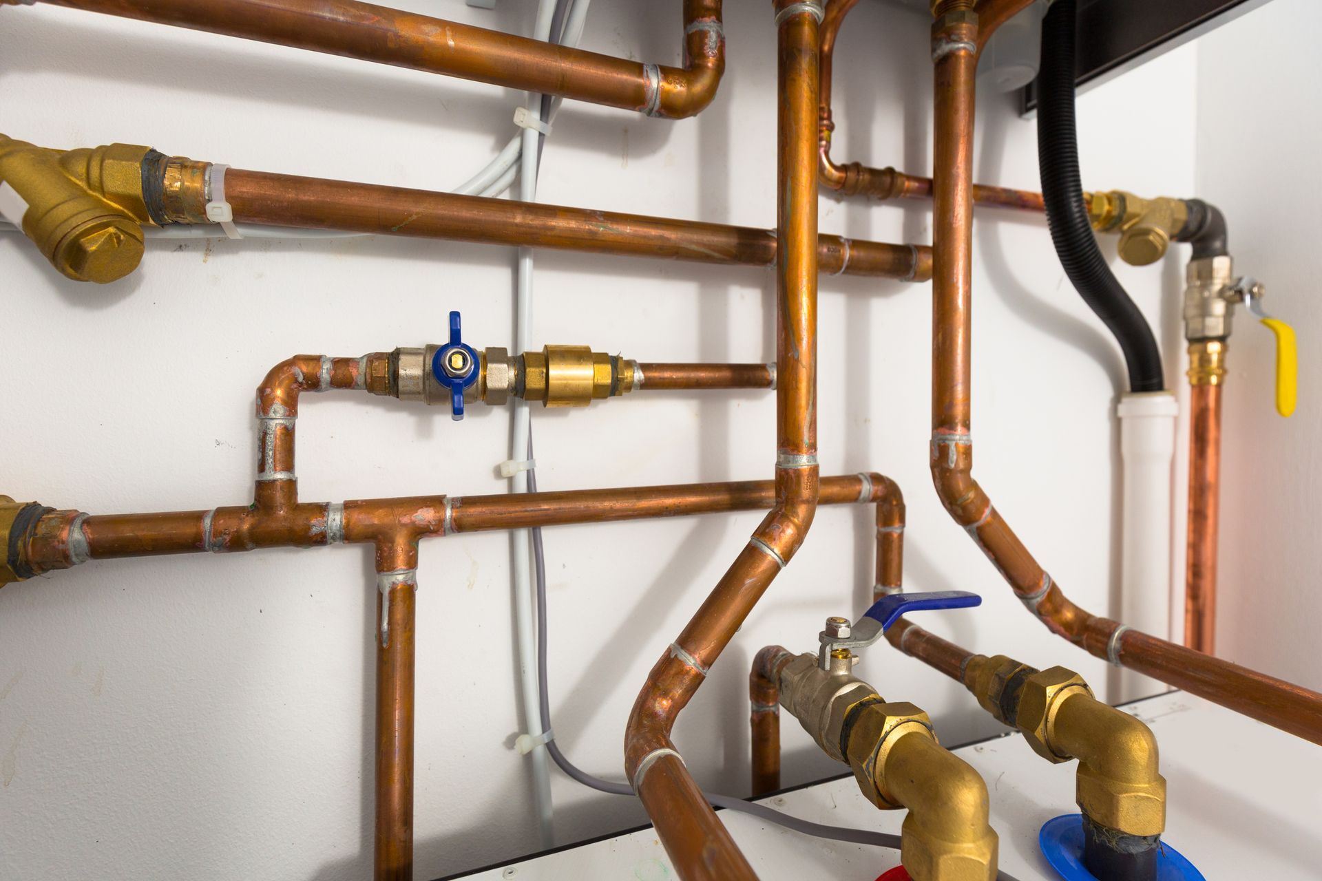 pipes on the inside of a home