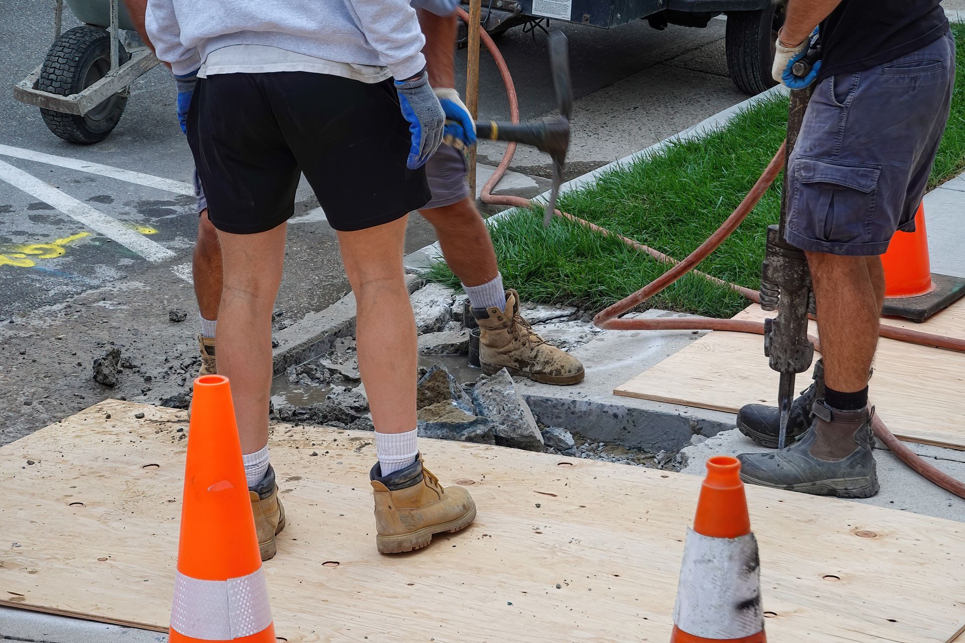 sewer line damage in fort worth tx residential area