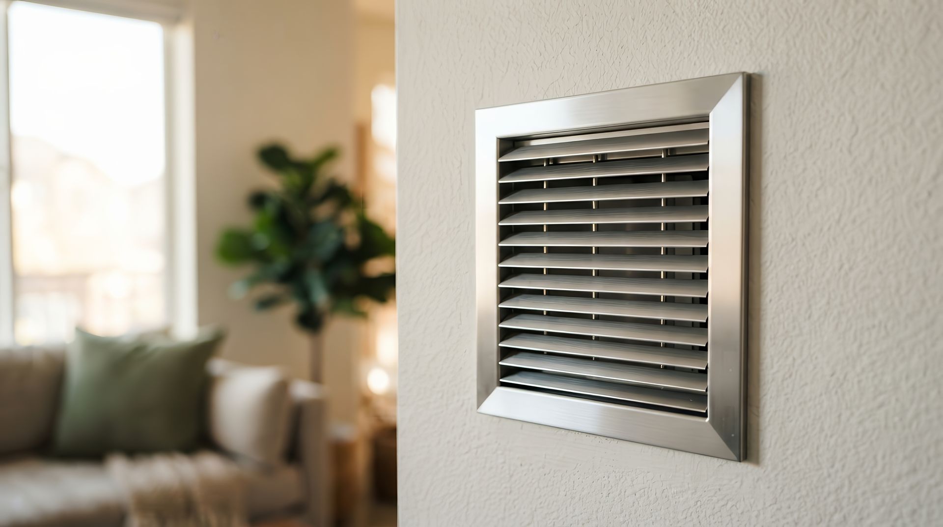 cooler air coming from AC vent