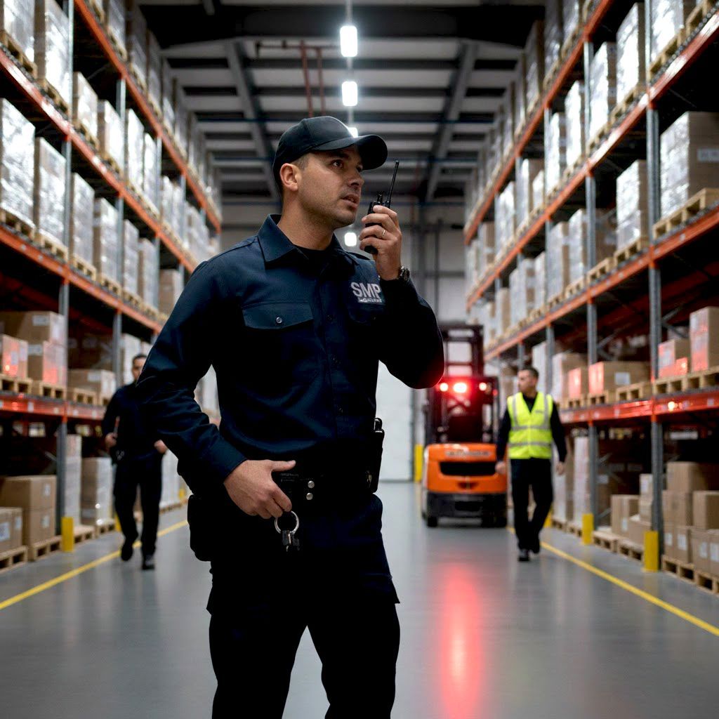 On-site industrial security guards providing real-time protection in Sioux Falls