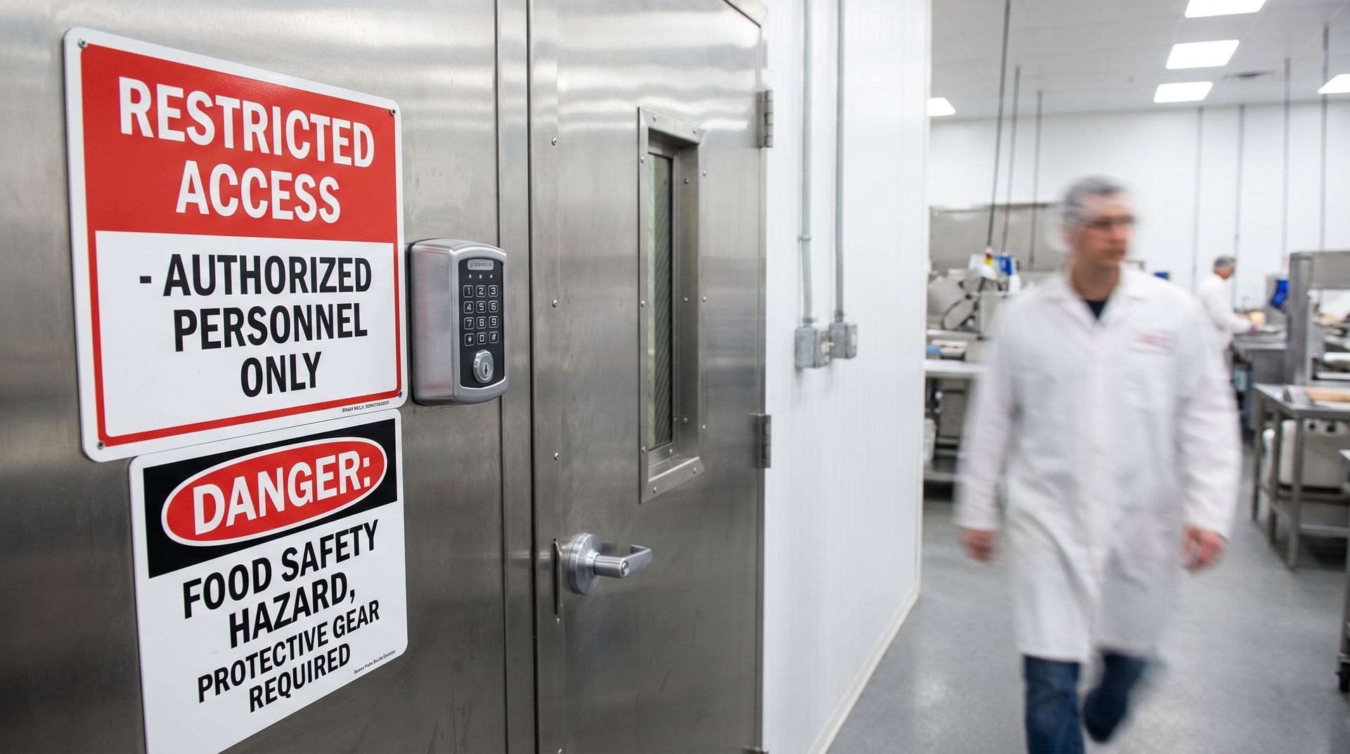 Restricted production zone food facility Sioux Falls SD
