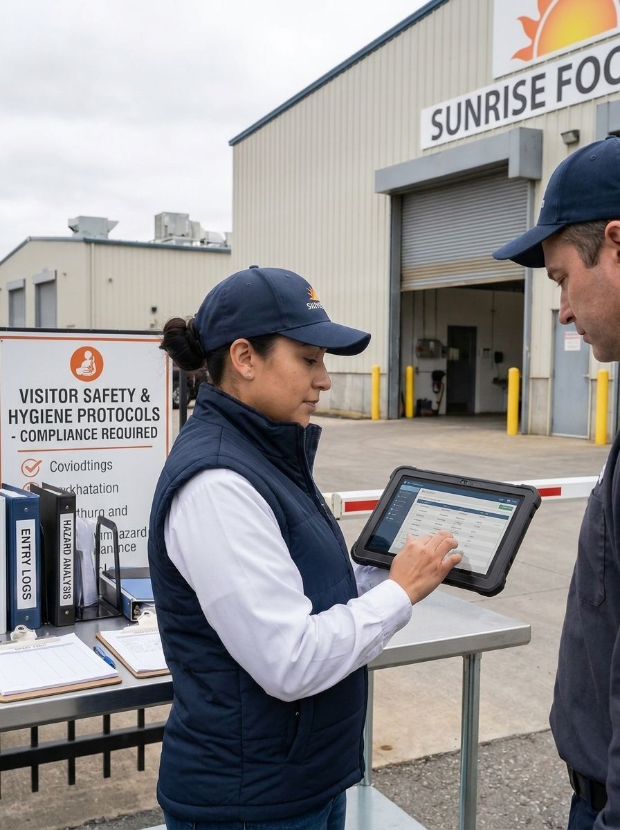 Security access log FDA audit trail food plant Sioux Falls SD
