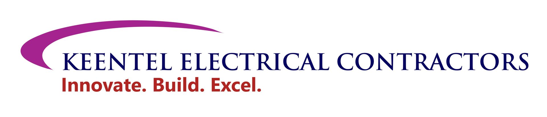 The logo for keentel electrical contractors innovate build excel