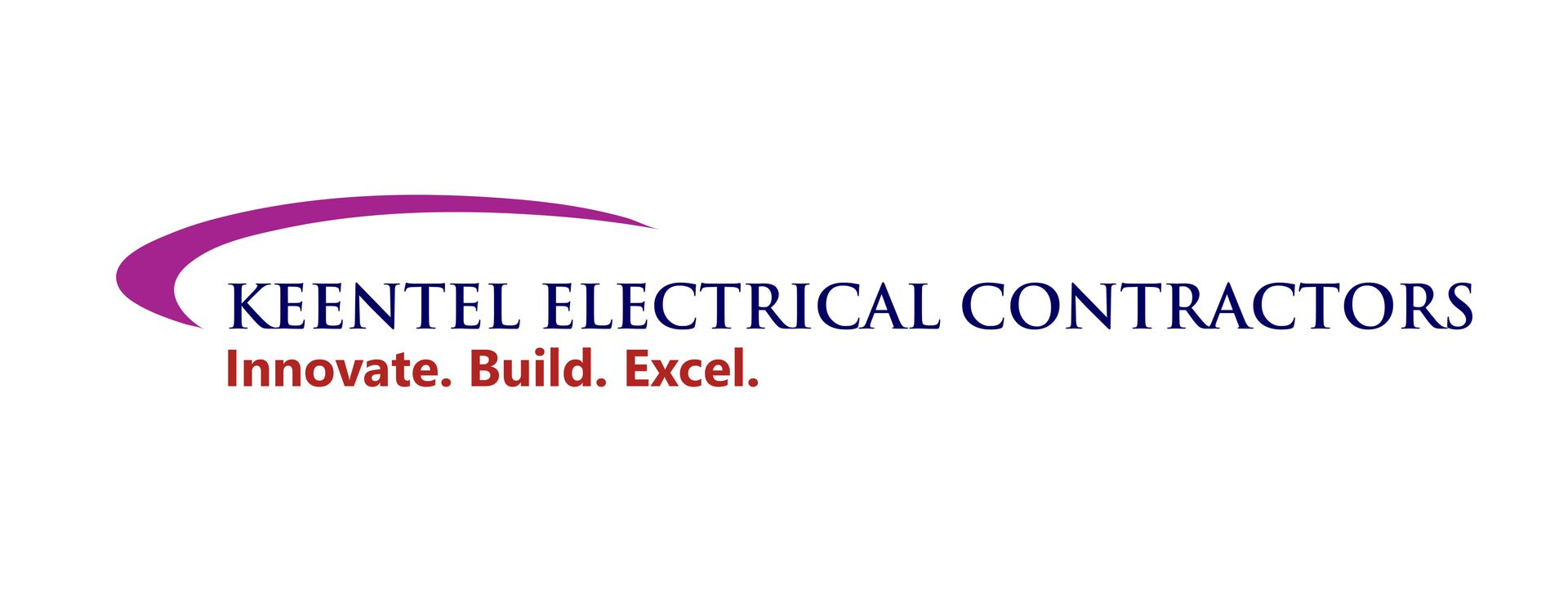 The logo for keentel electrical contractors innovate build excel