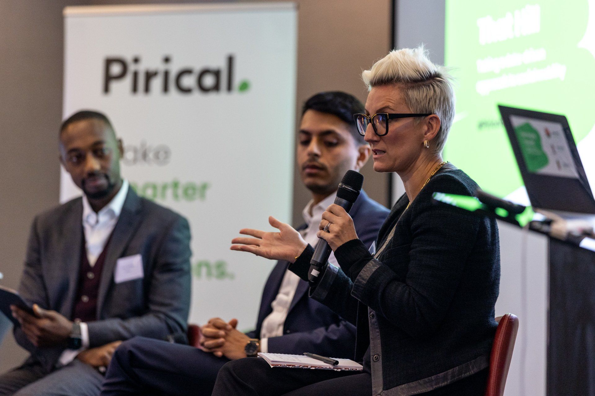 Photo of speakers at Pirical panel