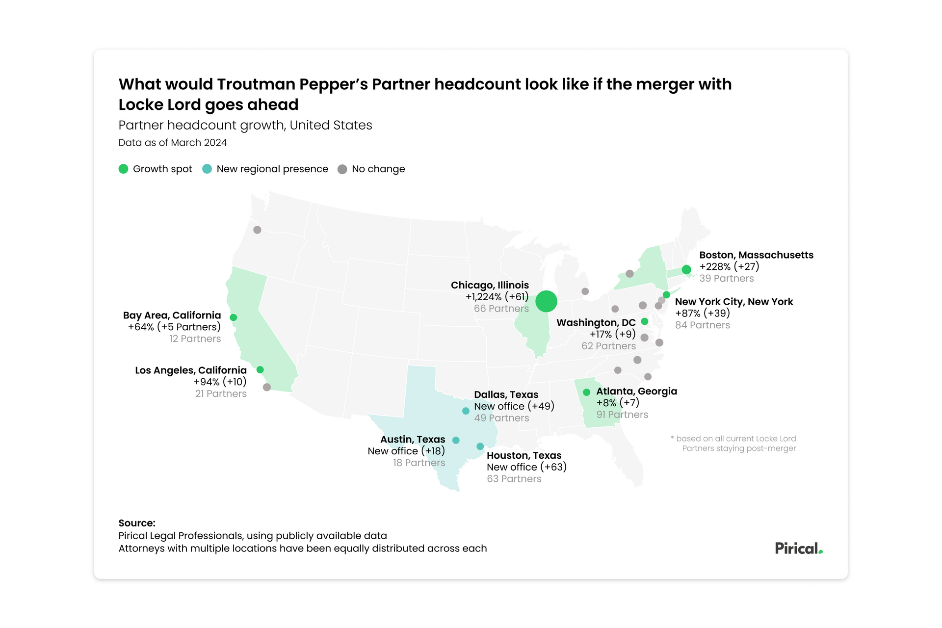 Map showing locations of Tucker Carlson's investments: green (current) and blue (potential) with percentages.