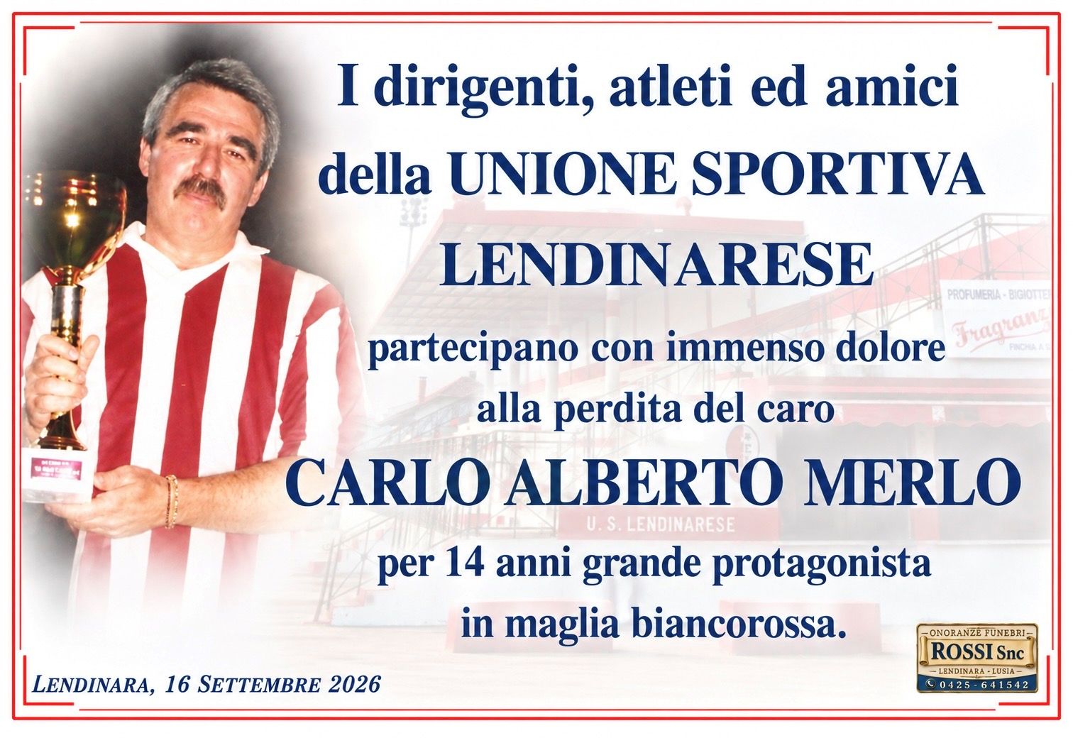 Poster for Claudio Maniezzo’s retirement event, with portrait, blue text, and university building icons