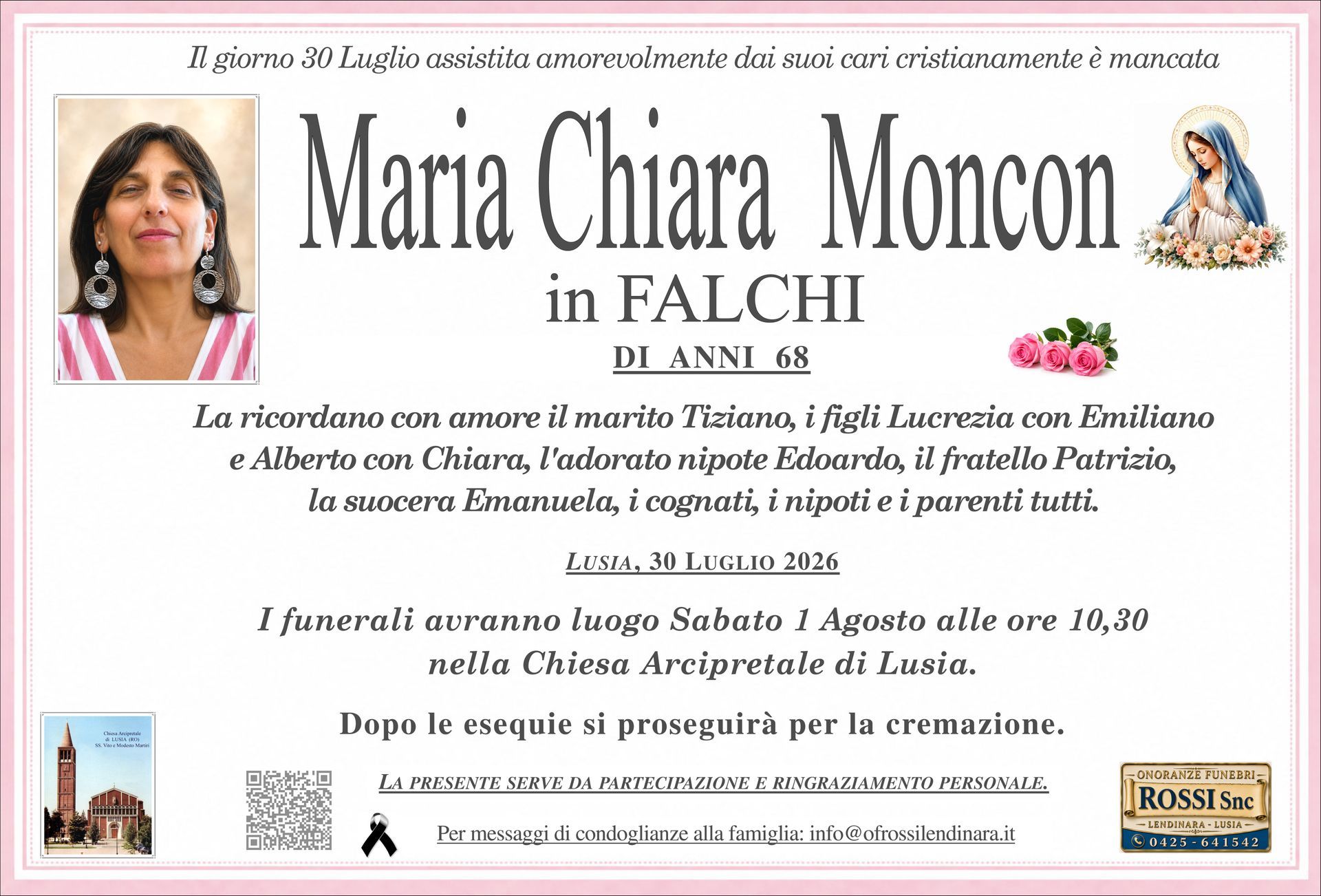 Poster for Claudio Maniezzo’s retirement event, with portrait, blue text, and university building icons