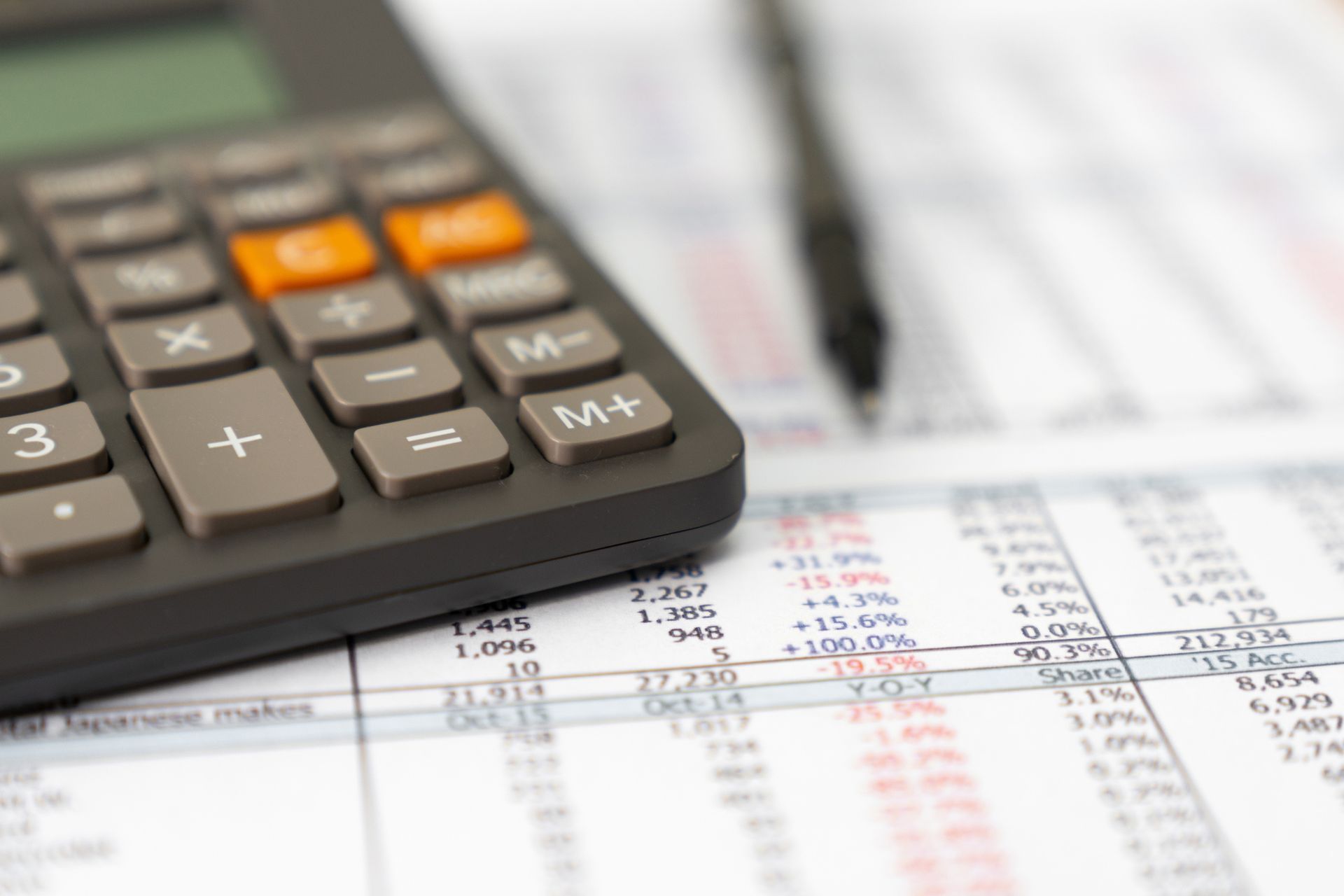 Calculator and Pen — Fayetteville, NC — Angels' Taxes