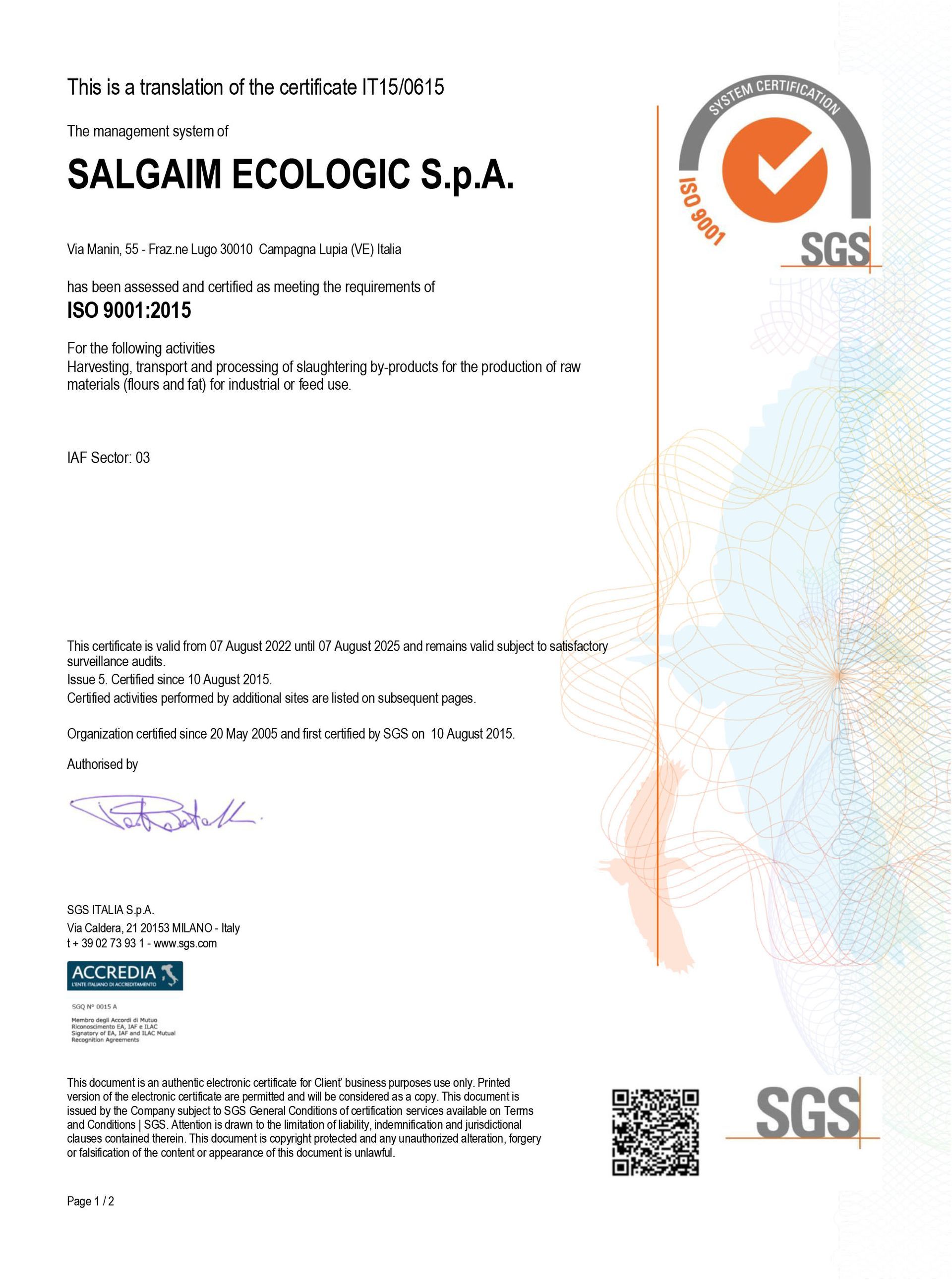 ITFOD CERTIFICATE