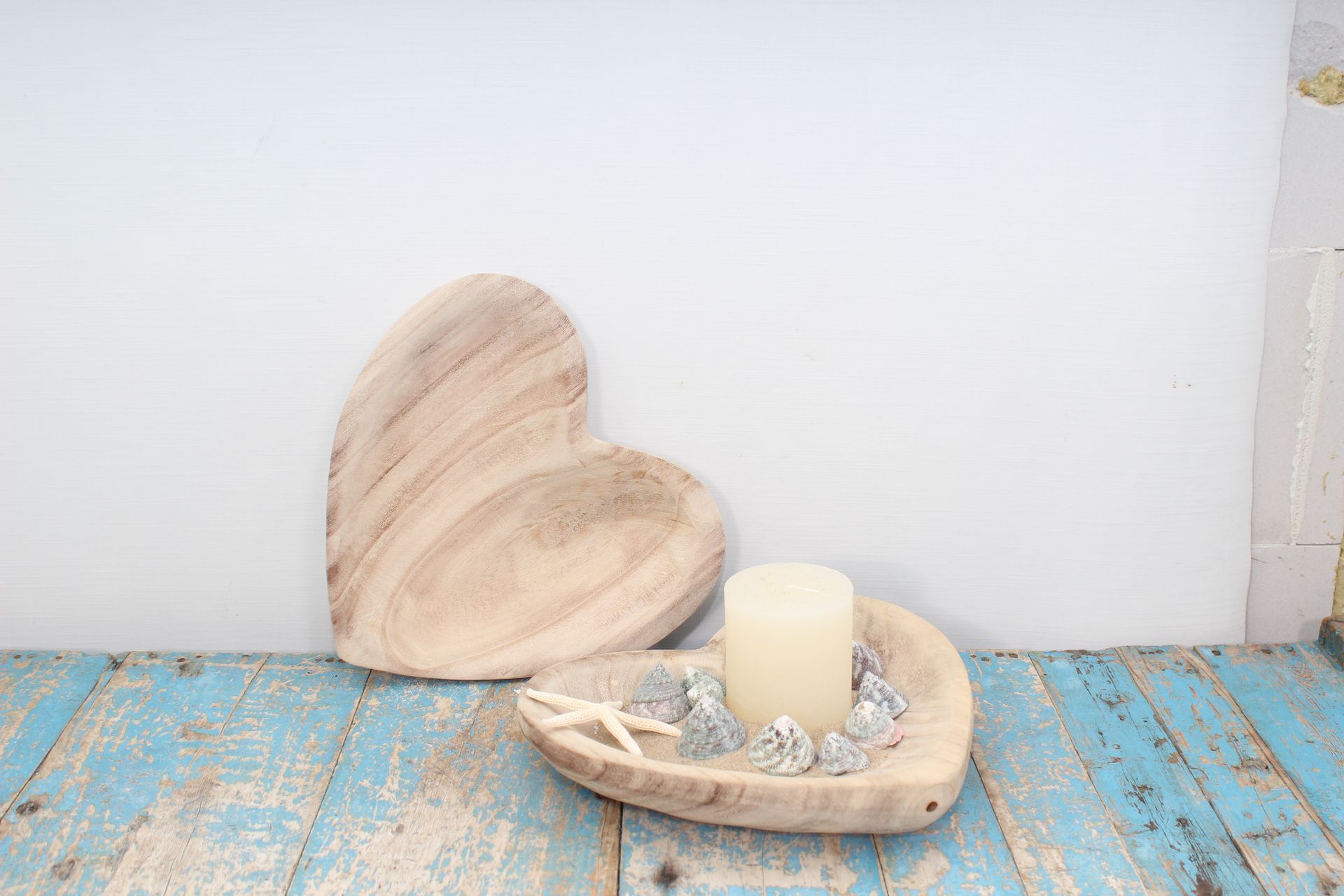 Herzschale aus Holz