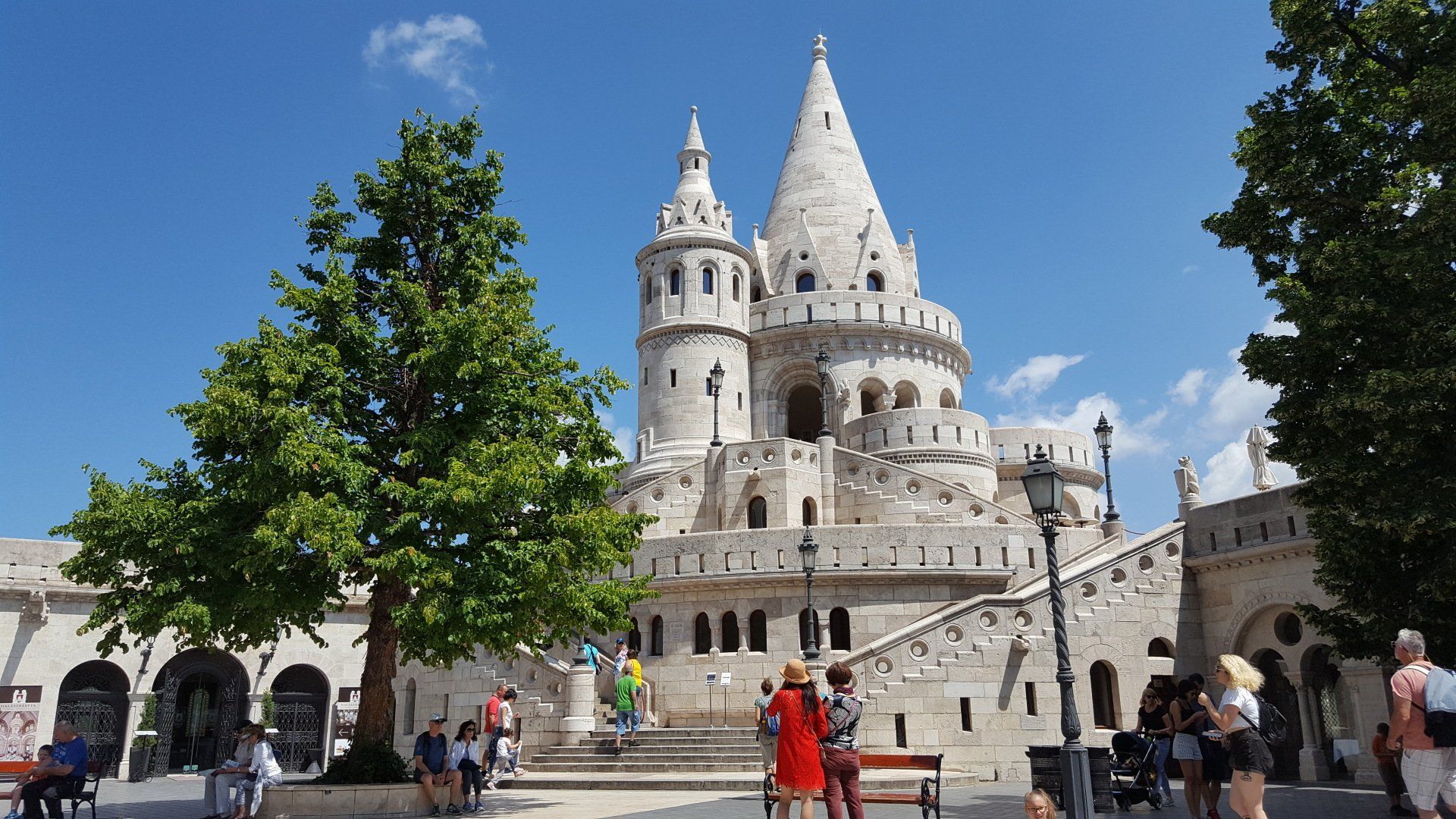 Danube River Cruise Budapest, Hungary Fisherman's Gate Palace