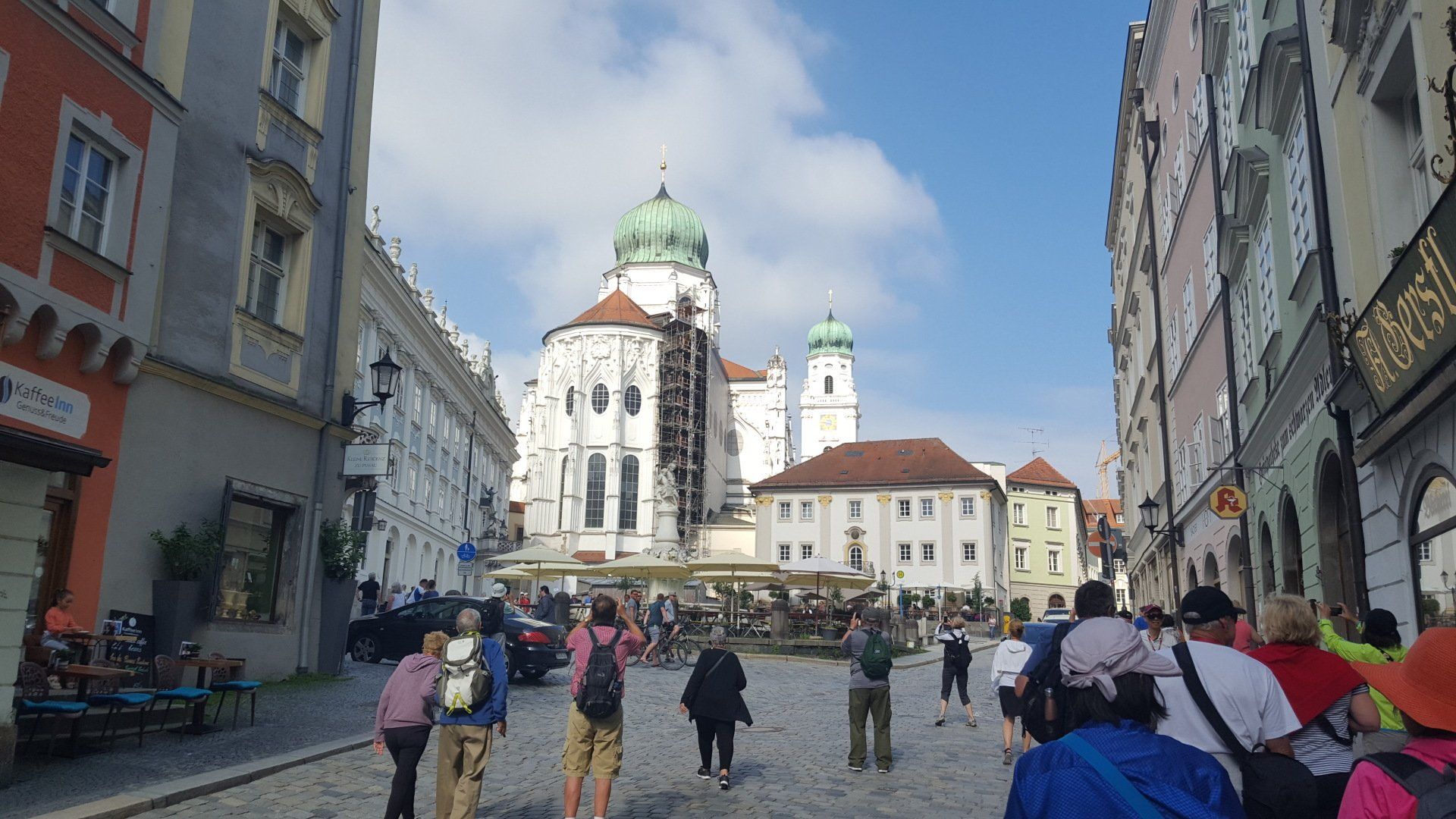 Danube River Cruise Budapest, Hungary Passau Bavaria Germany Cobblestones walking