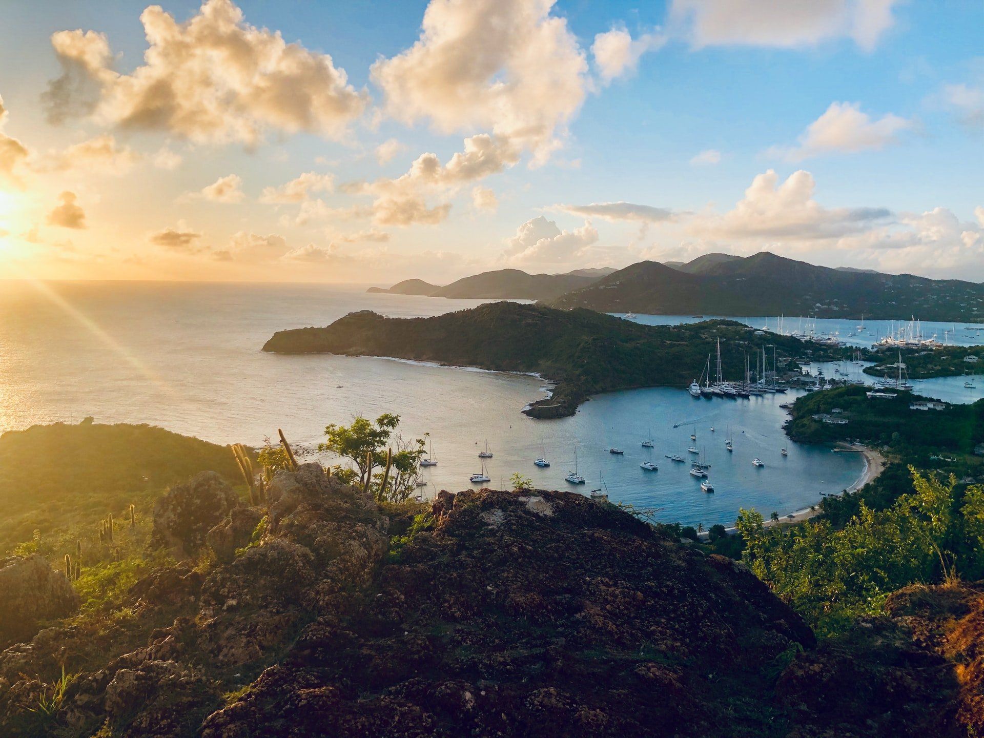 Land and Sea Travel Antigua Island view