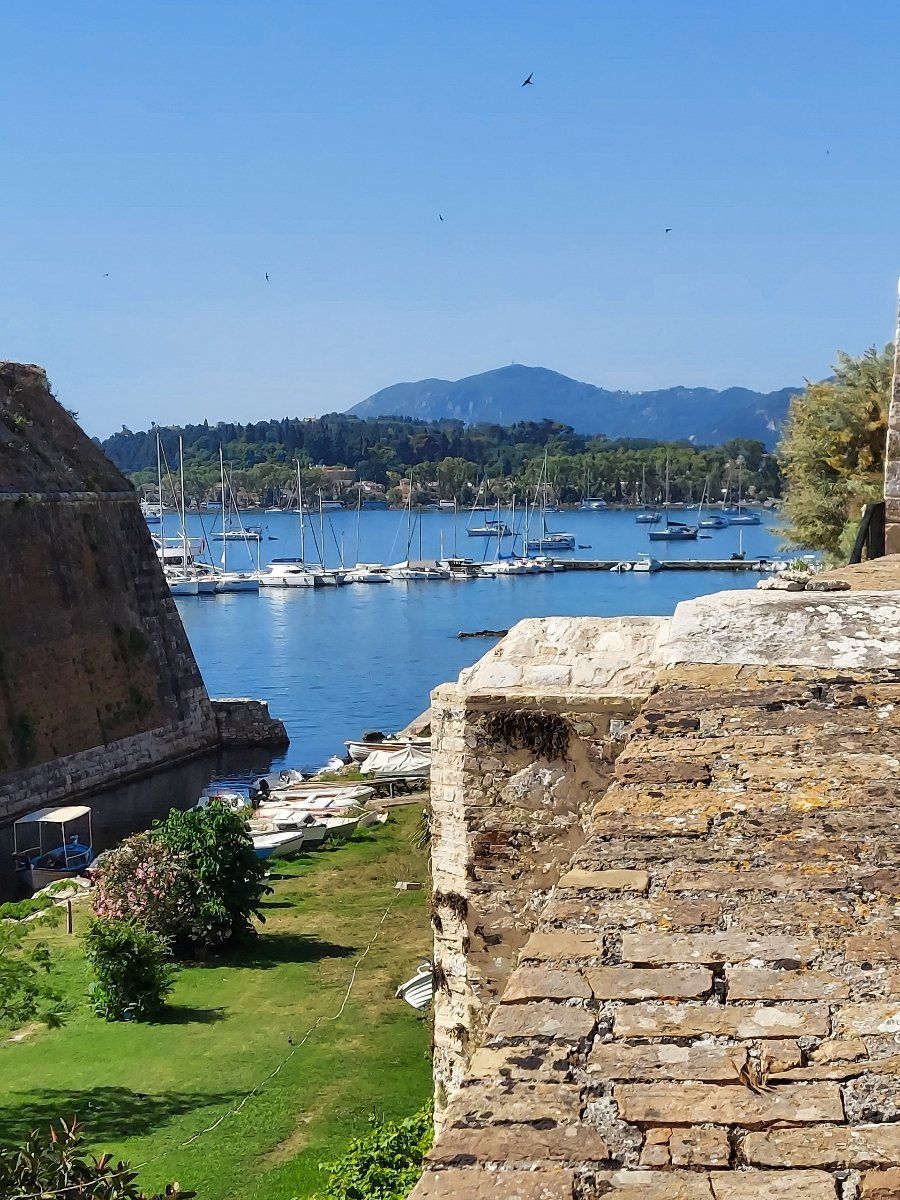 It's all Greek to Me Corfu Greece ocean and boats