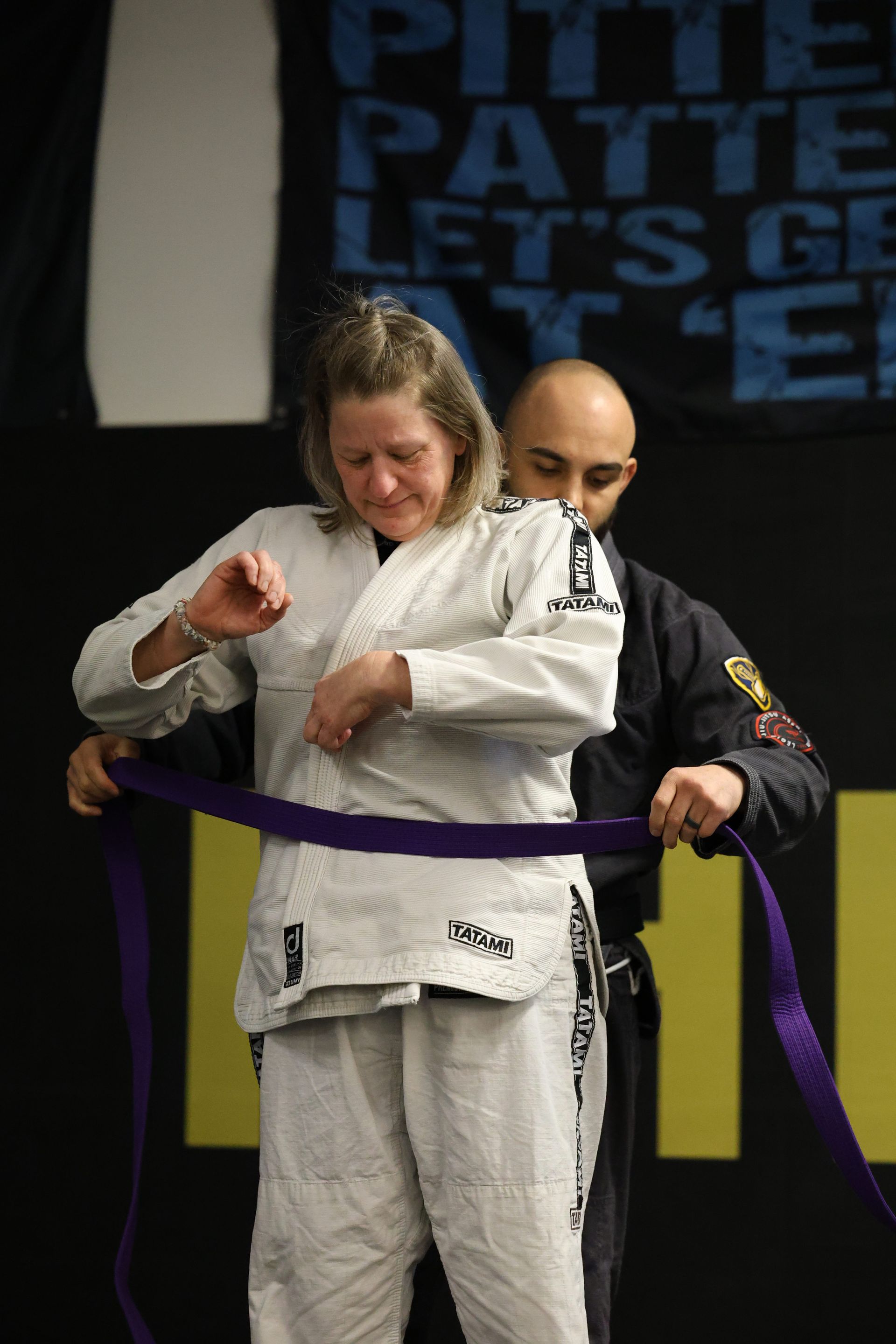 Adults drilling Brazilian Jiu-Jitsu techniques at Hammer Sports and Performance in Hazlet, NJ for fitness and focus
