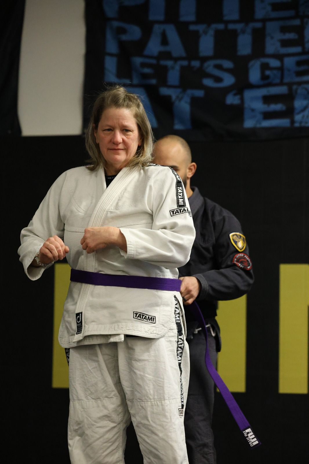 Students practicing Jiu-Jitsu drilling and controlled sparring at Hammer Sports and Performance in Hazlet, NJ for total-body fitness.