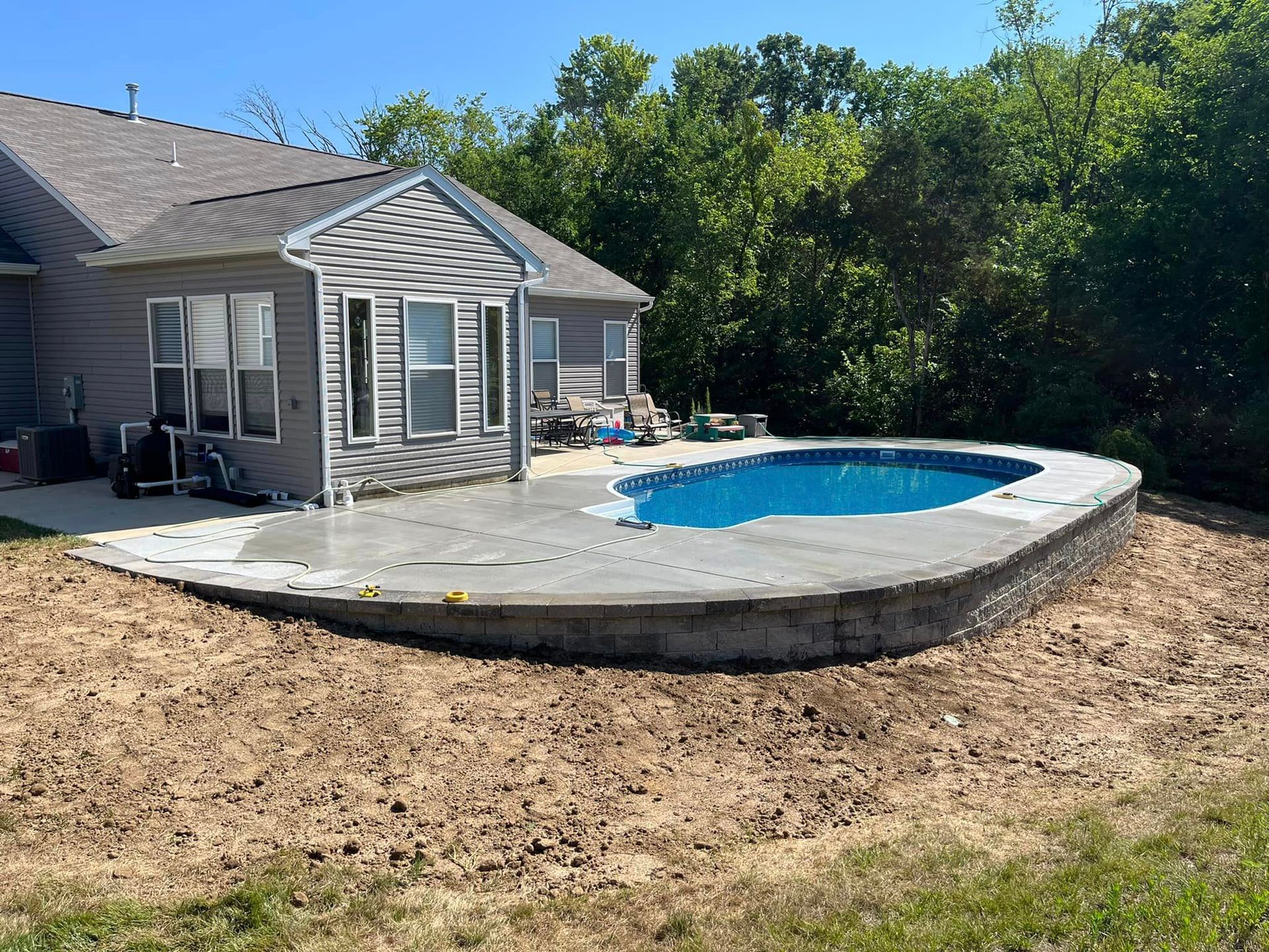 New Swimming Pool — Saint Charles, MO — Asset Builders