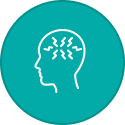 A green icon of a triangle with an exclamation point and two hands.