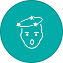 A green icon of a triangle with an exclamation point and two hands.
