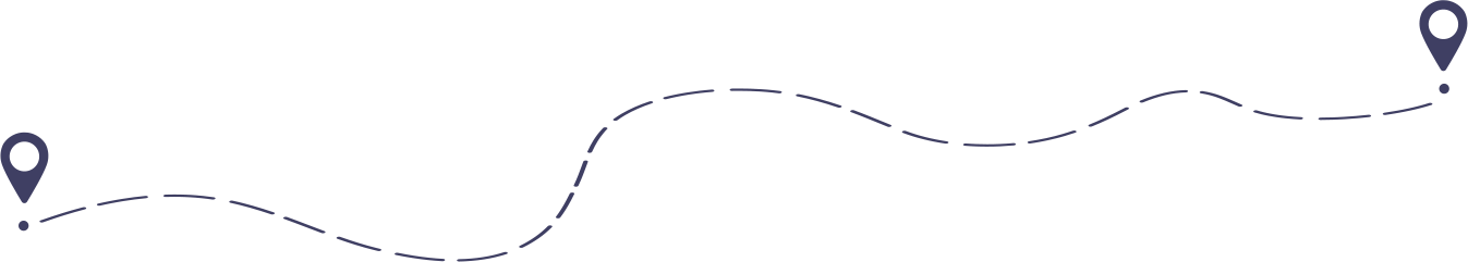 A black and white drawing of a line with pins on it.