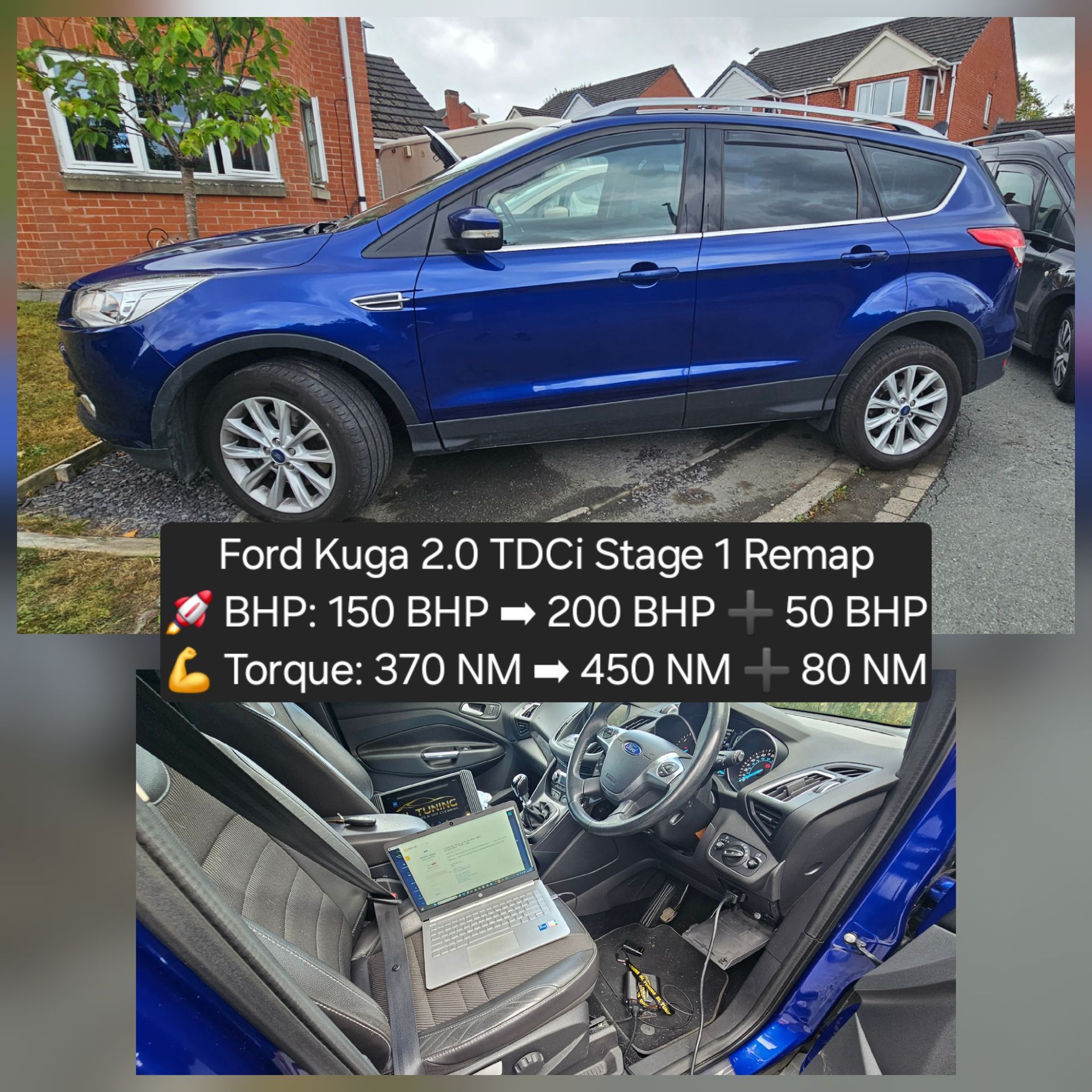 Ford Kuga 2.0 TDCi Stage 1 Remap Llandrindod Wells