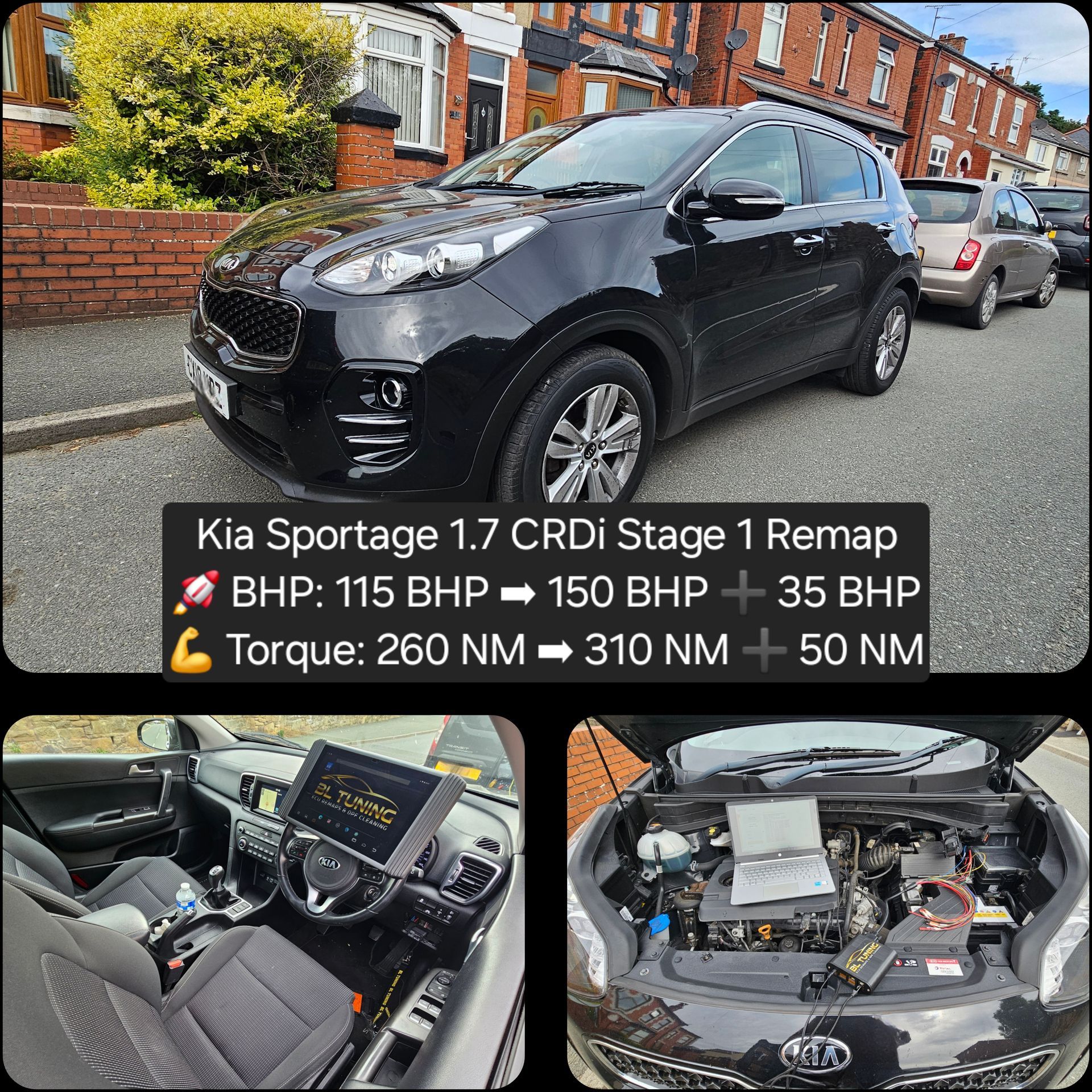 Kia Sportage Stage 1 remap in Wrexham