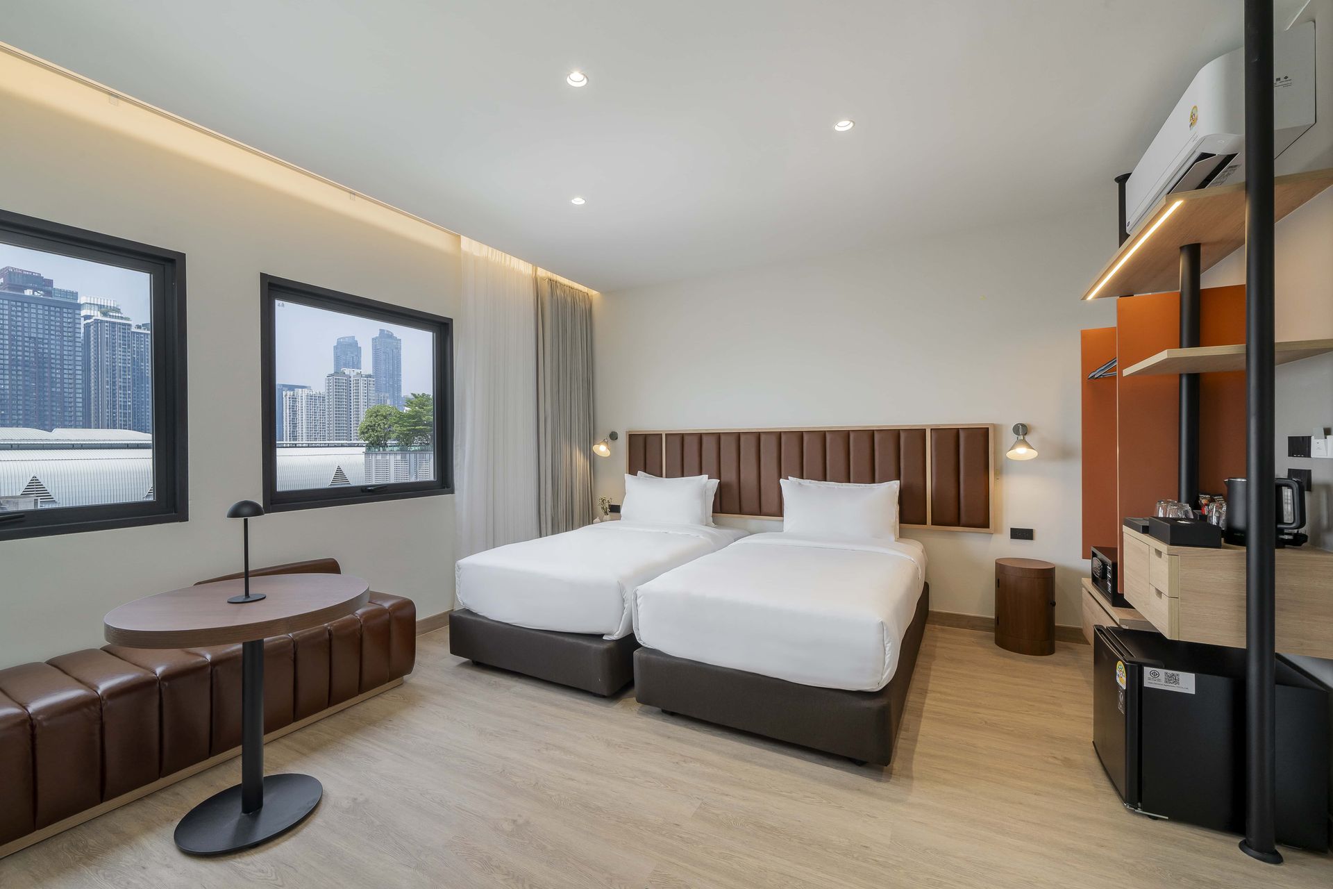 Deluxe Twin room at ASOKA HOTEL.