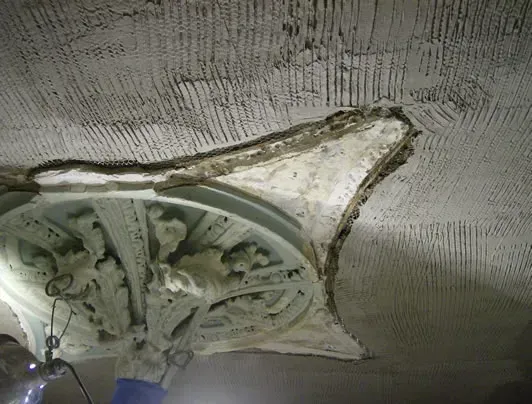 Ceiling Before Renovation — Cincinnati, OH — Old World