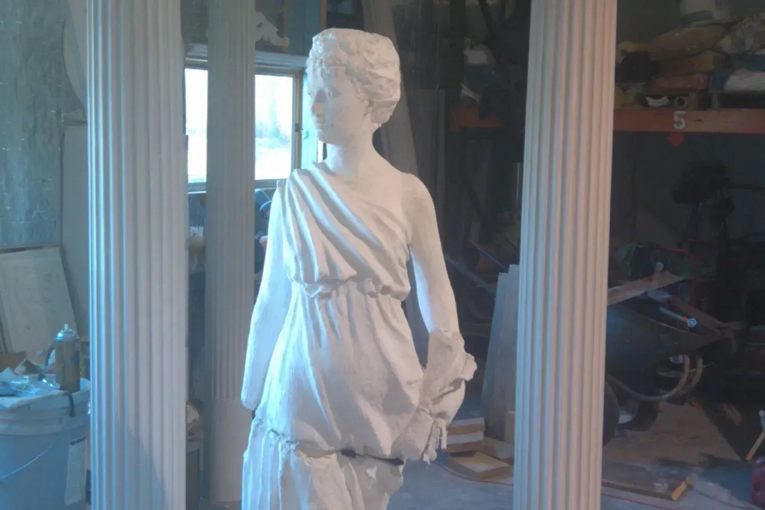 White Fegurine Statue — Cincinnati, OH — Old World