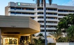 Hotel entrance canopy
