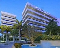 Office exterior and landscape
